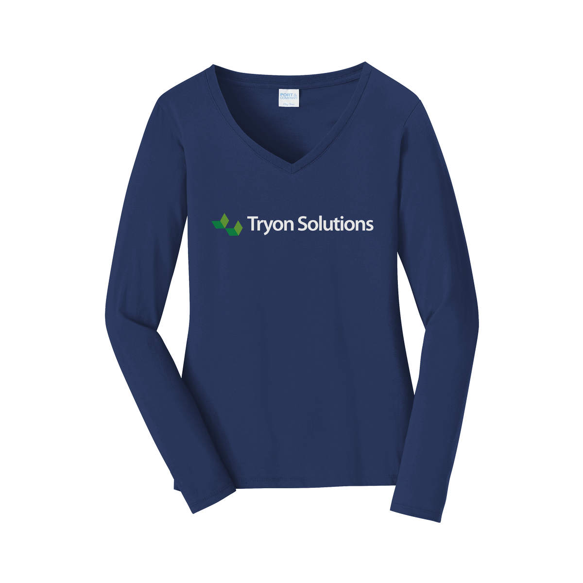 tryonsolutions-womens-long-sleeve-v-neck-dtf-front-LPC450VLS-teamnavy-flat-front