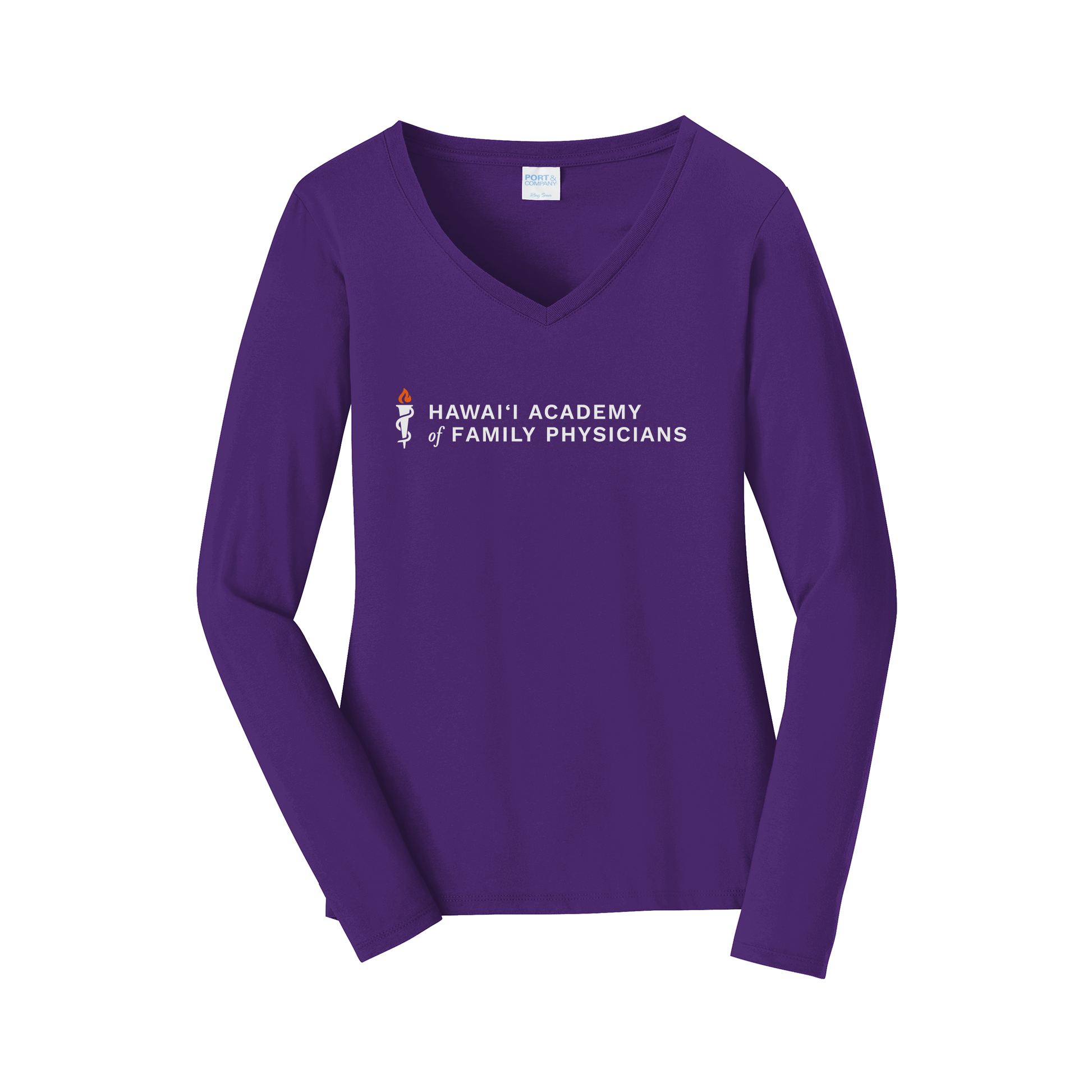 hafp-womens-long-sleeve-v-neck-dtf-front-LPC450VLS-teampurple-flat-front