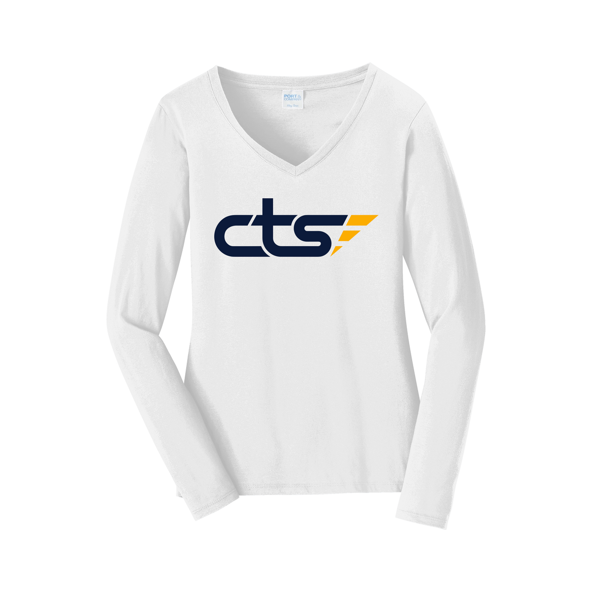 cts1-womens-long-sleeve-v-neck-dtf-front-LPC450VLS-white-flat-front