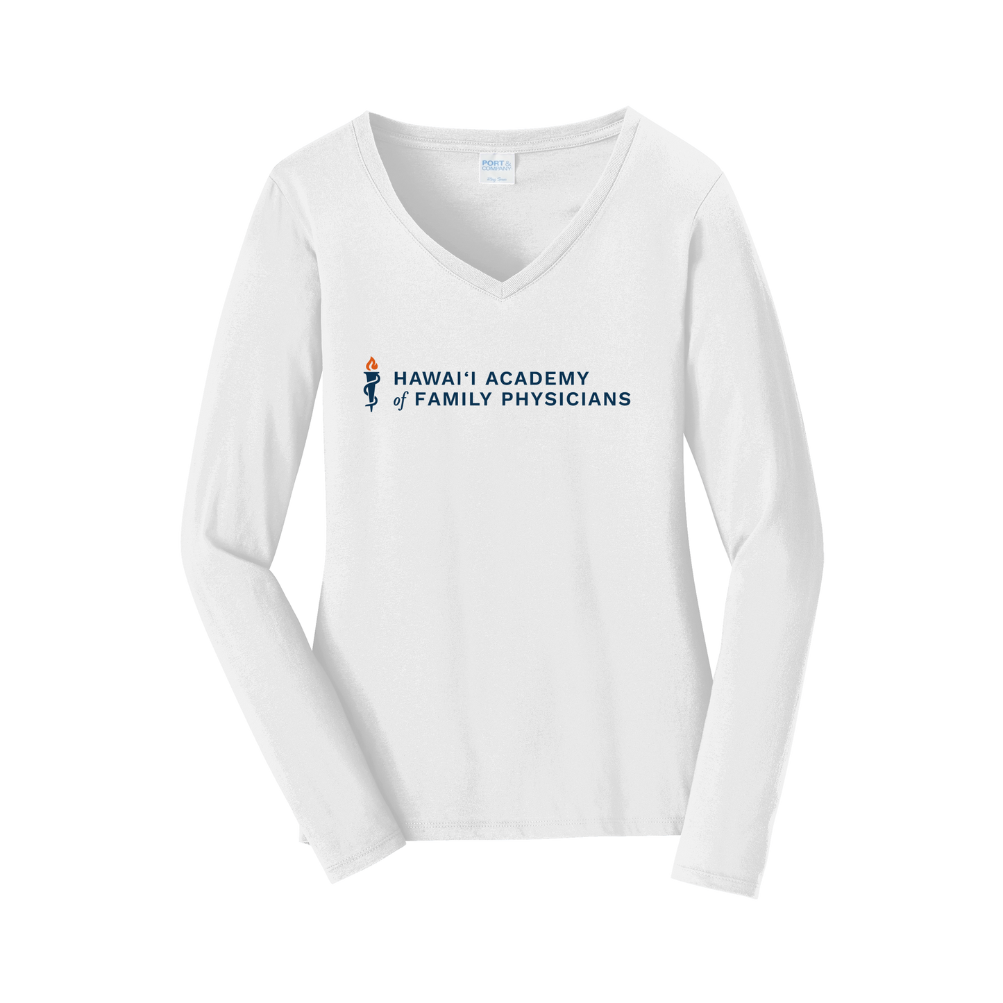 hafp-womens-long-sleeve-v-neck-dtf-front-LPC450VLS-white-flat-front