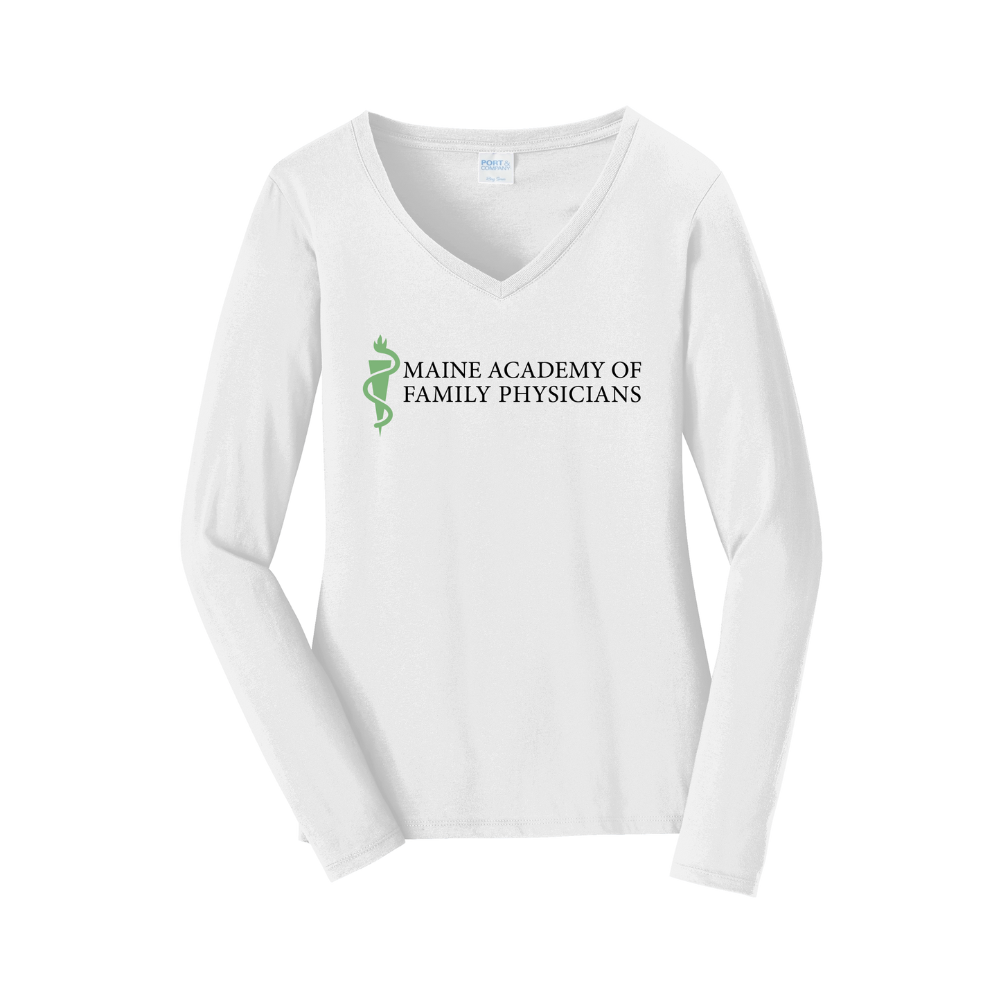 maineafp-womens-long-sleeve-v-neck-dtf-front-LPC450VLS-white-flat-front
