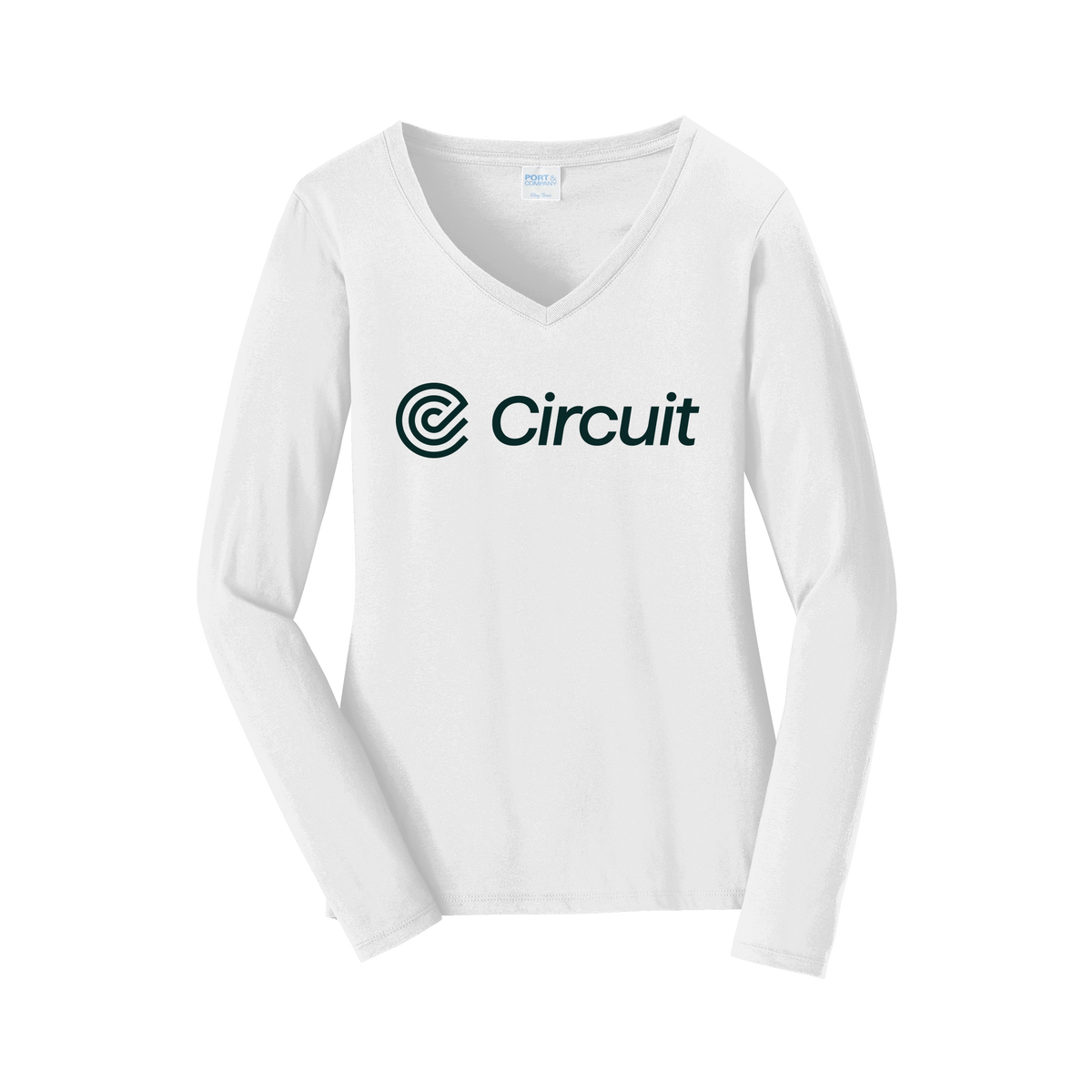 ridecircuit-womens-long-sleeve-v-neck-dtf-front-LPC450VLS-white-flat-front