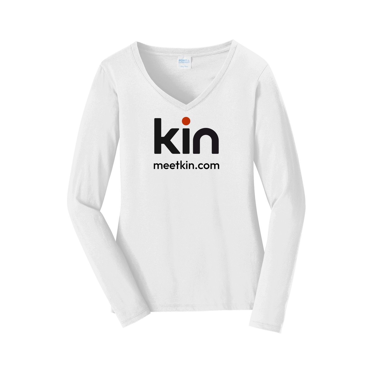kin-womens-long-sleeve-v-neck-dtf-front-LPC450VLS-white-flat-front
