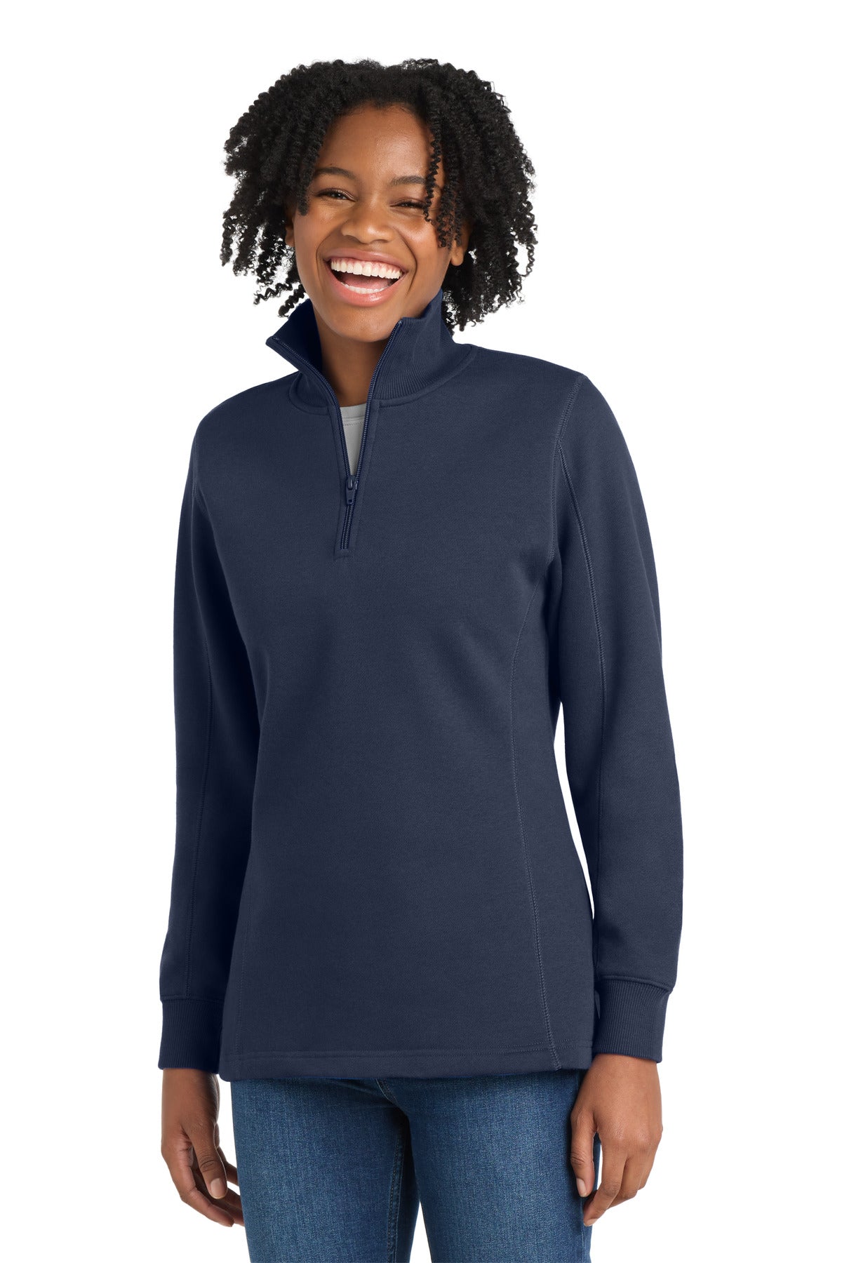 Sport-Tek® Women's 1/4-Zip Sweatshirt. LST253