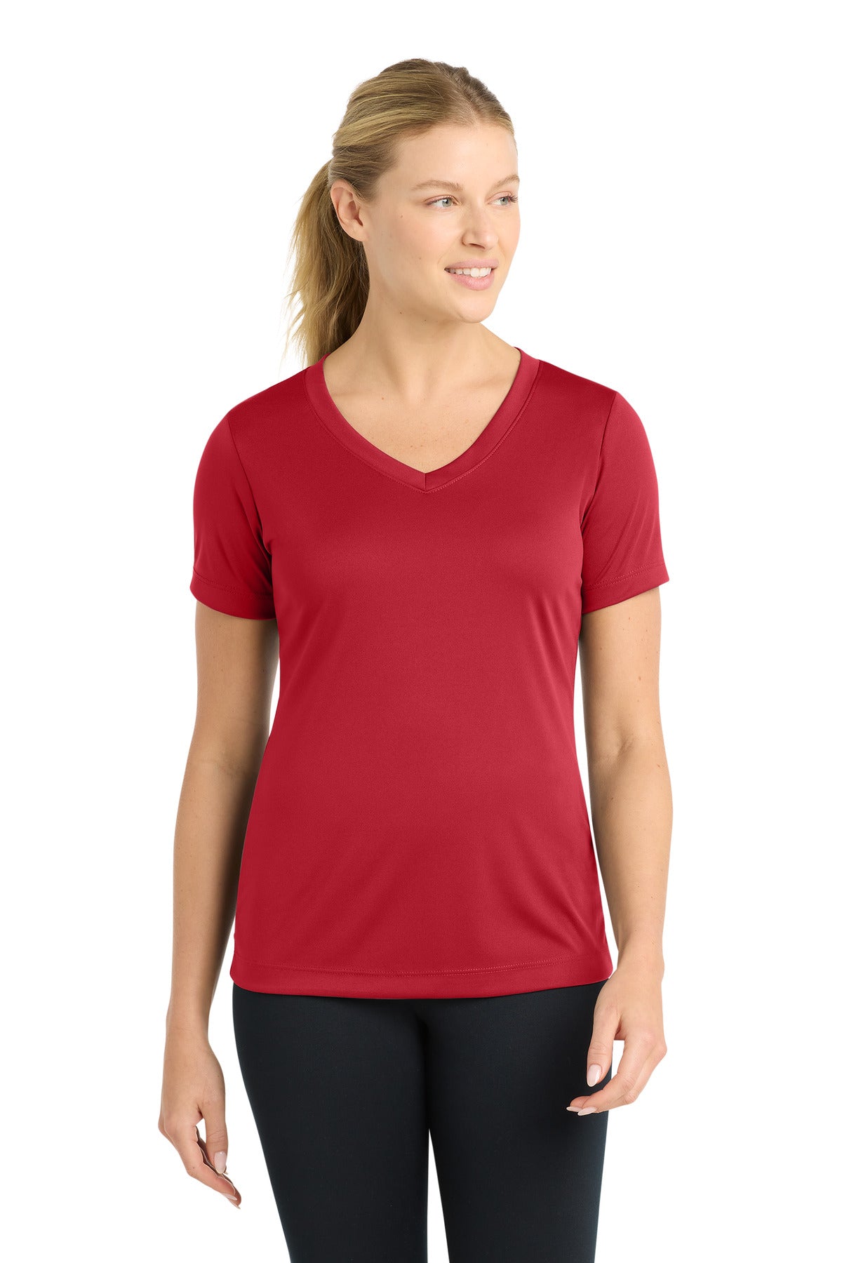 Sport-Tek® Women's PosiCharge® Competitor™ V-Neck Tee. LST353
