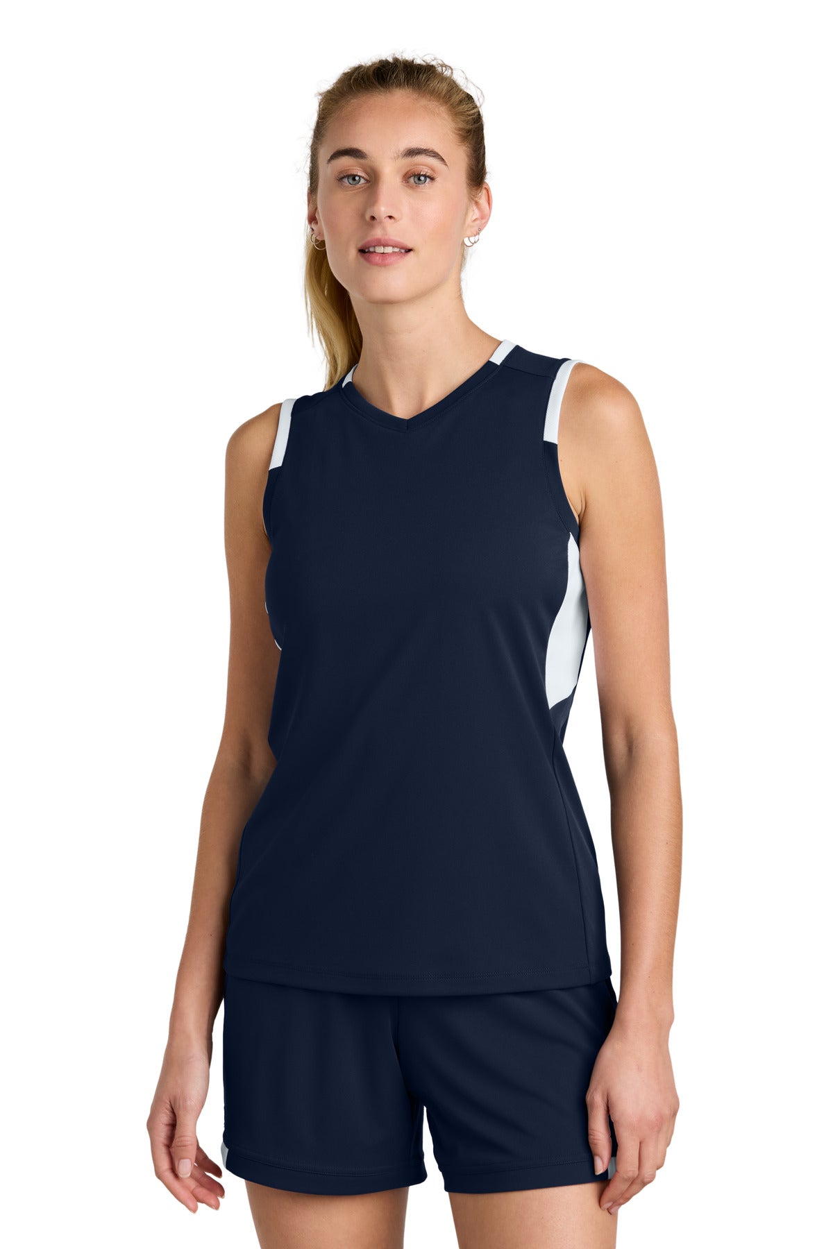 Sport-Tek® Women's Club Sleeveless V-Neck LST441