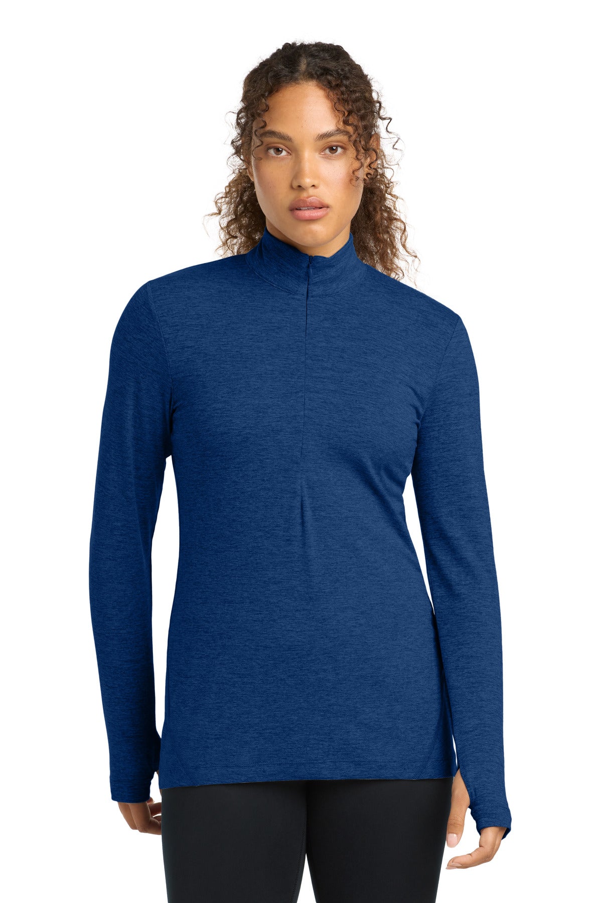 Sport-Tek® Women's Exchange 1.5 Long Sleeve 1/2-Zip LST711