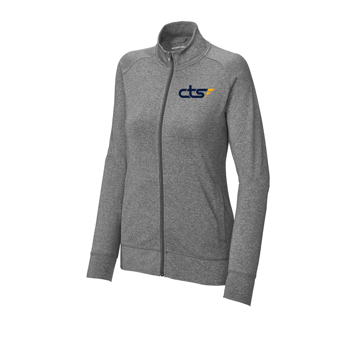 cts1-sport-tek-womens-cadet-jacket-embroidery-leftchest-LST857-charcoalgreyheather-flat-front