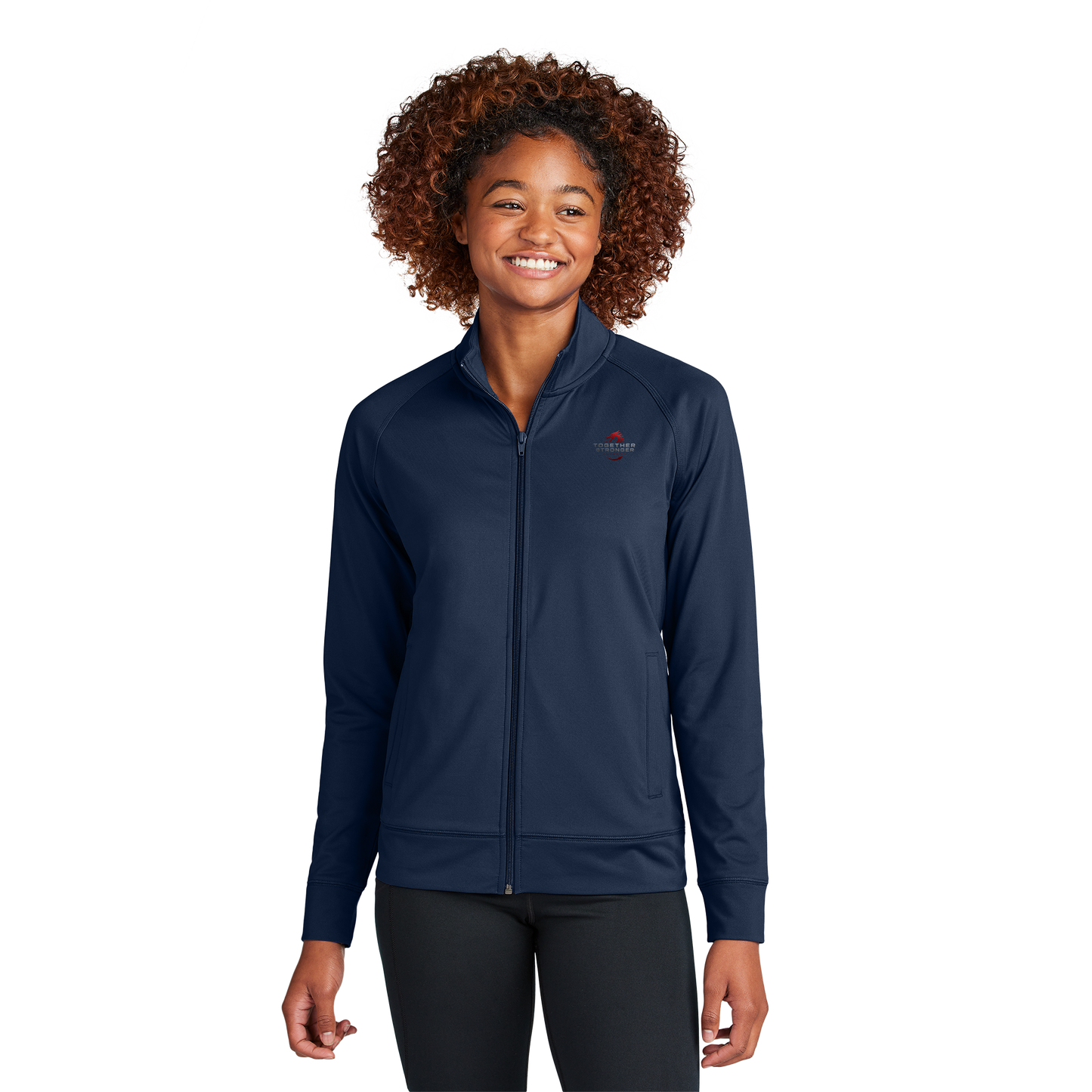 togetherstrongerfitness-sport-tek-womens-cadet-jacket-primary-mockup