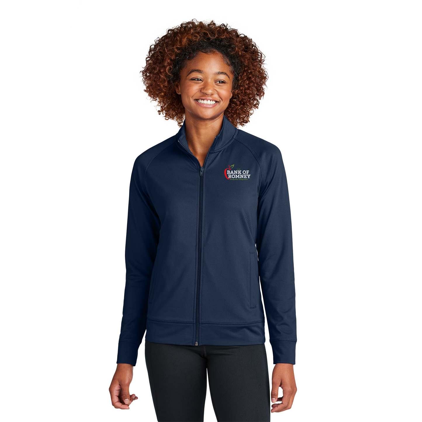 bankofromney-sport-tek-womens-cadet-jacket-primary-mockup