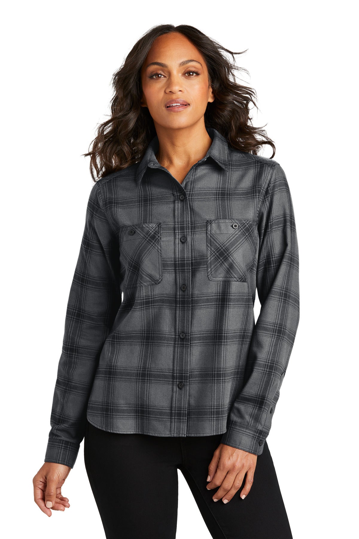 Port Authority® Women's Plaid Flannel Shirt LW669