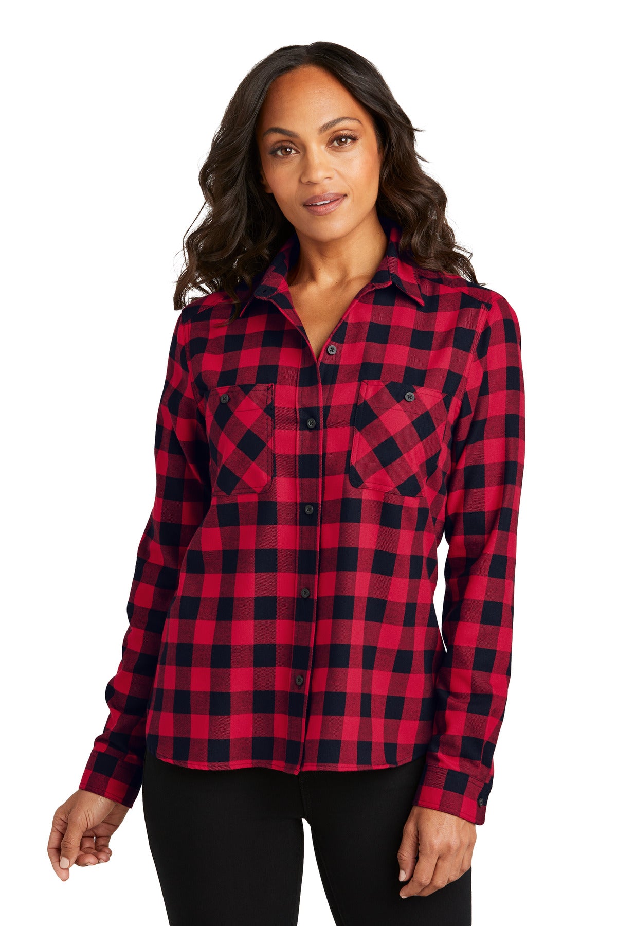 Port Authority® Women's Plaid Flannel Shirt LW669