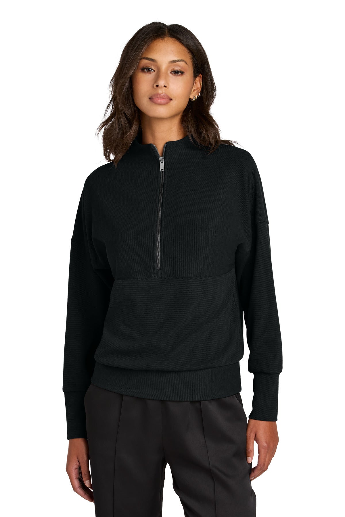 Mercer+Mettle® Women's Linear Texture 1/4-Zip MM3041