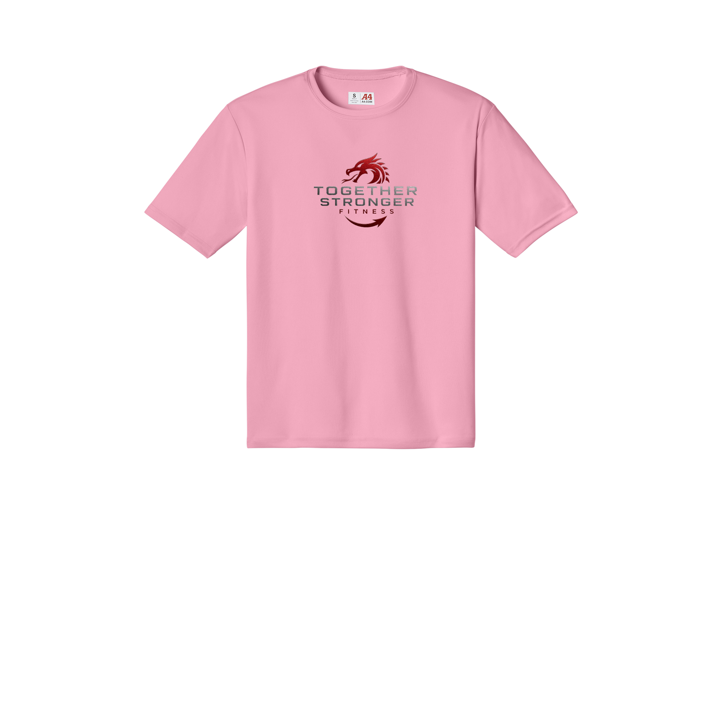 togetherstrongerfitness-a4-cooling-performance-tee-dtf-front-N3142-pink-flat-front