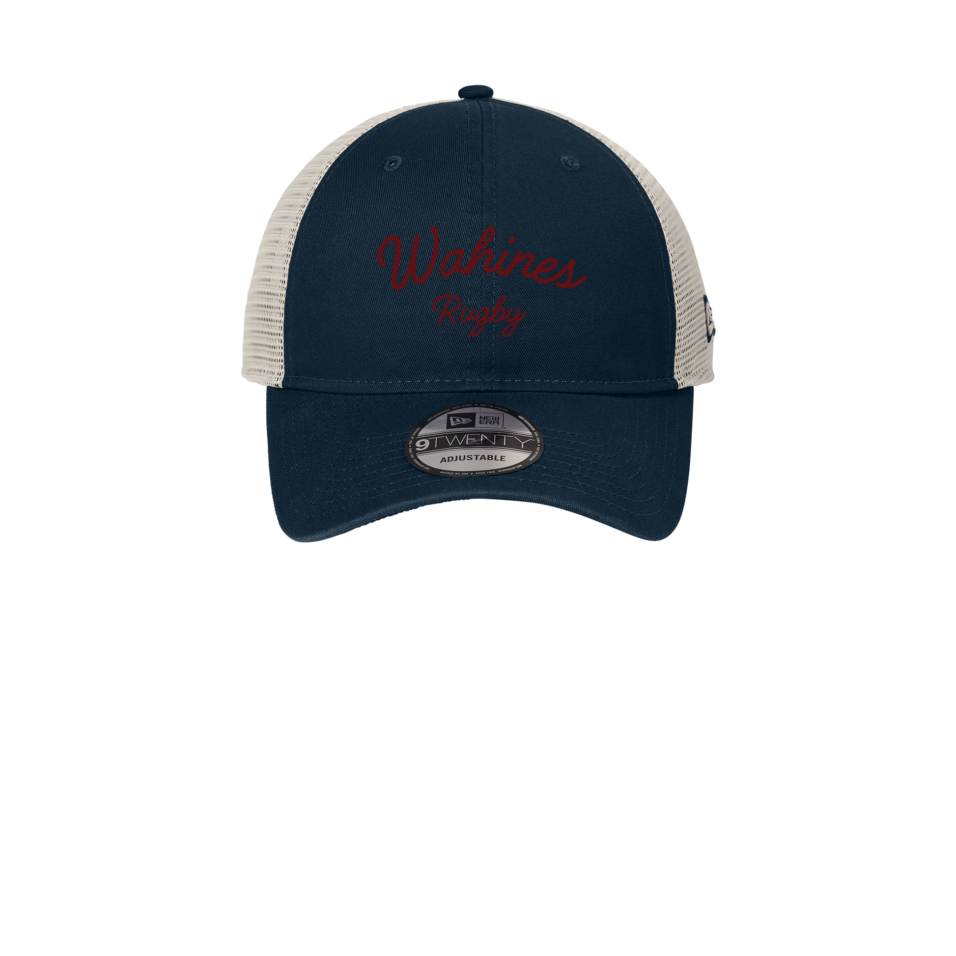 wahines-new-era-9twnety-unstructured-mesh-snapback-cap-embroidery-capfront-NE215-deepnavystone-flat-front
