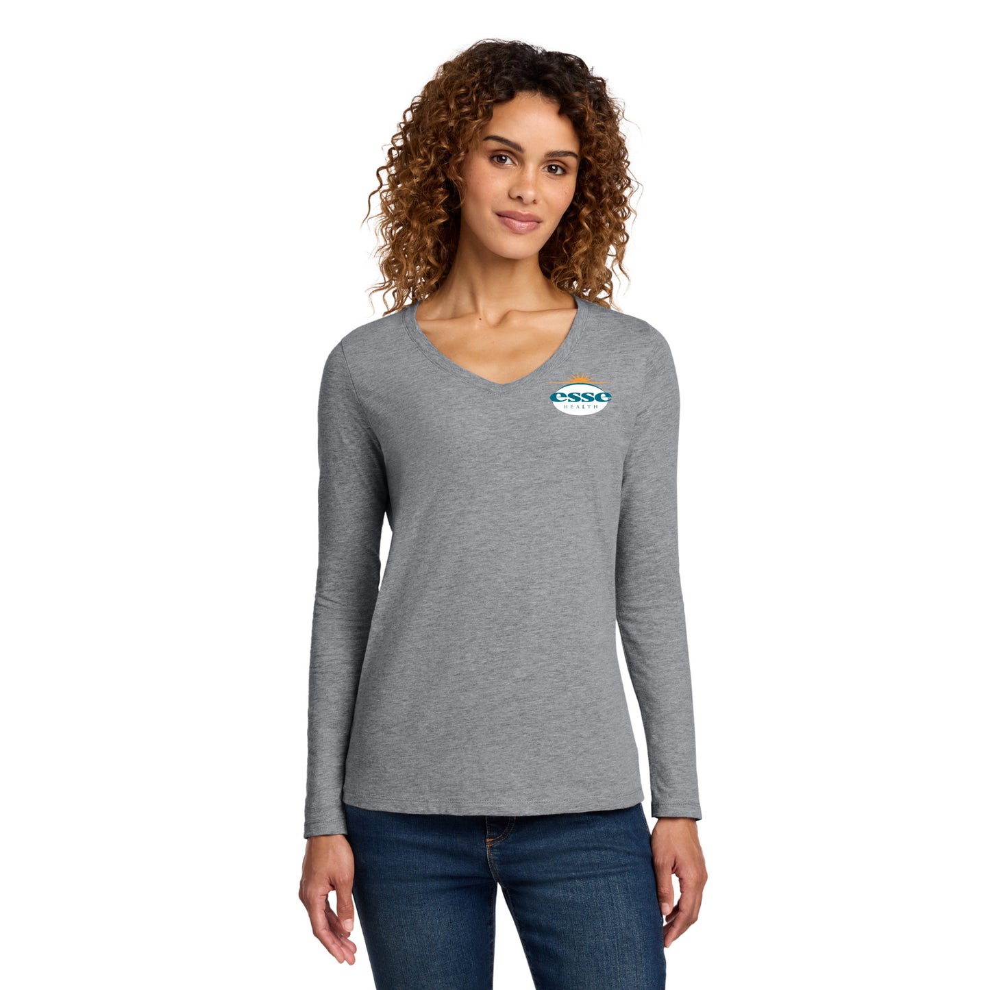 Women's Long Sleeve V-Neck Tee