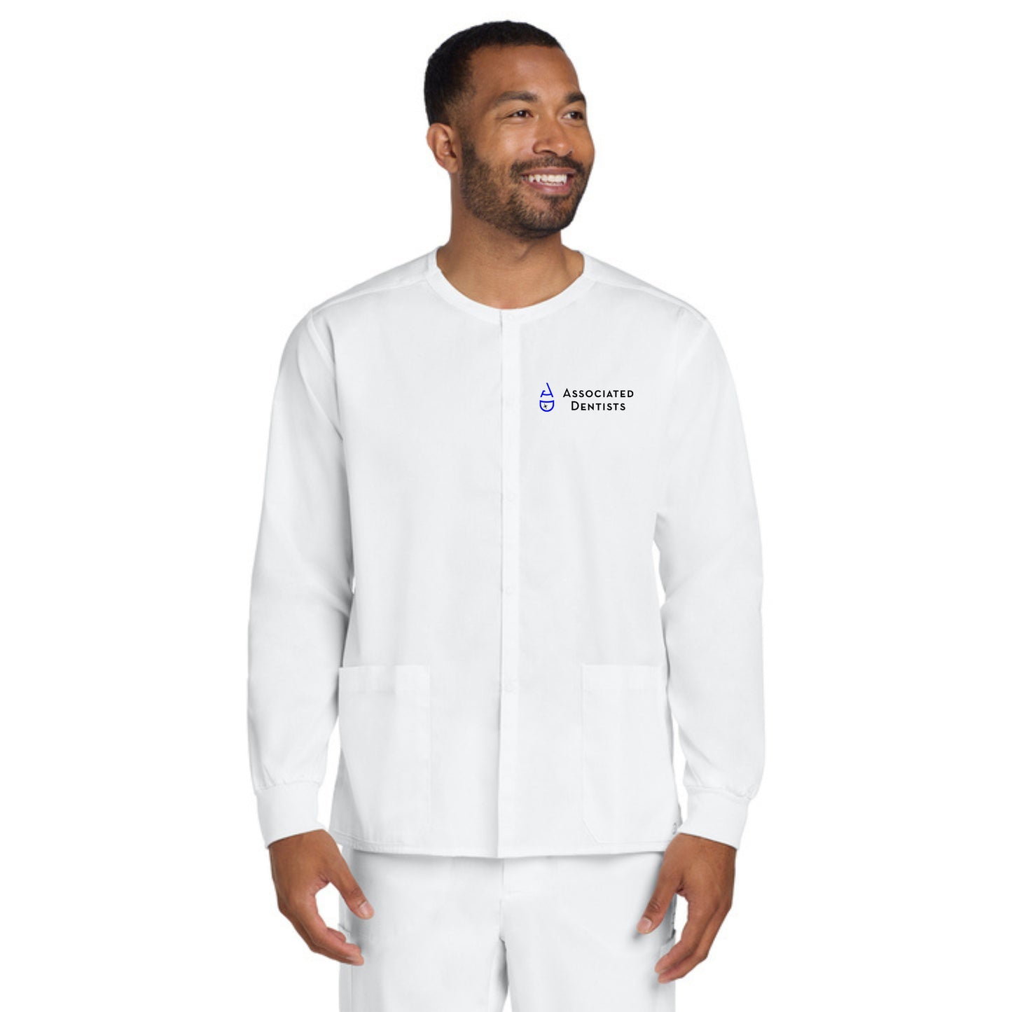 Wink® Unisex WorkFlex Snap-Front Scrub Jacket