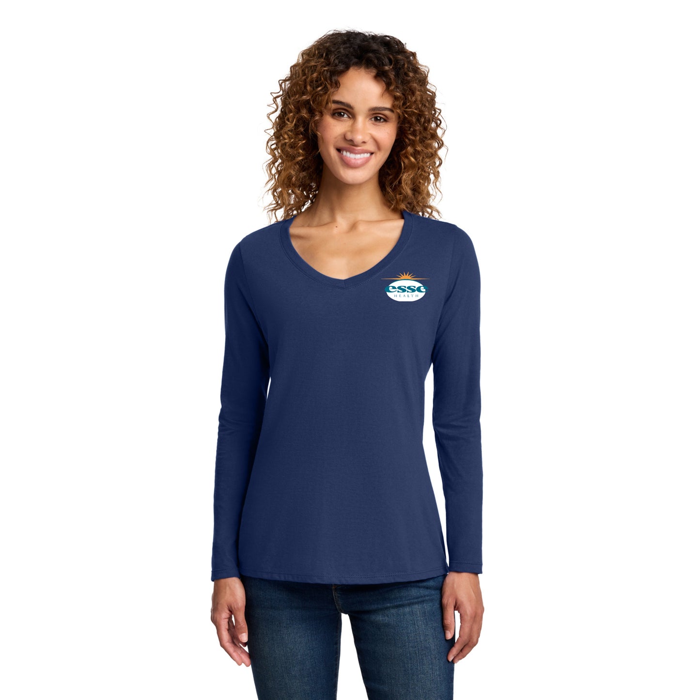 Women's Long Sleeve V-Neck Tee