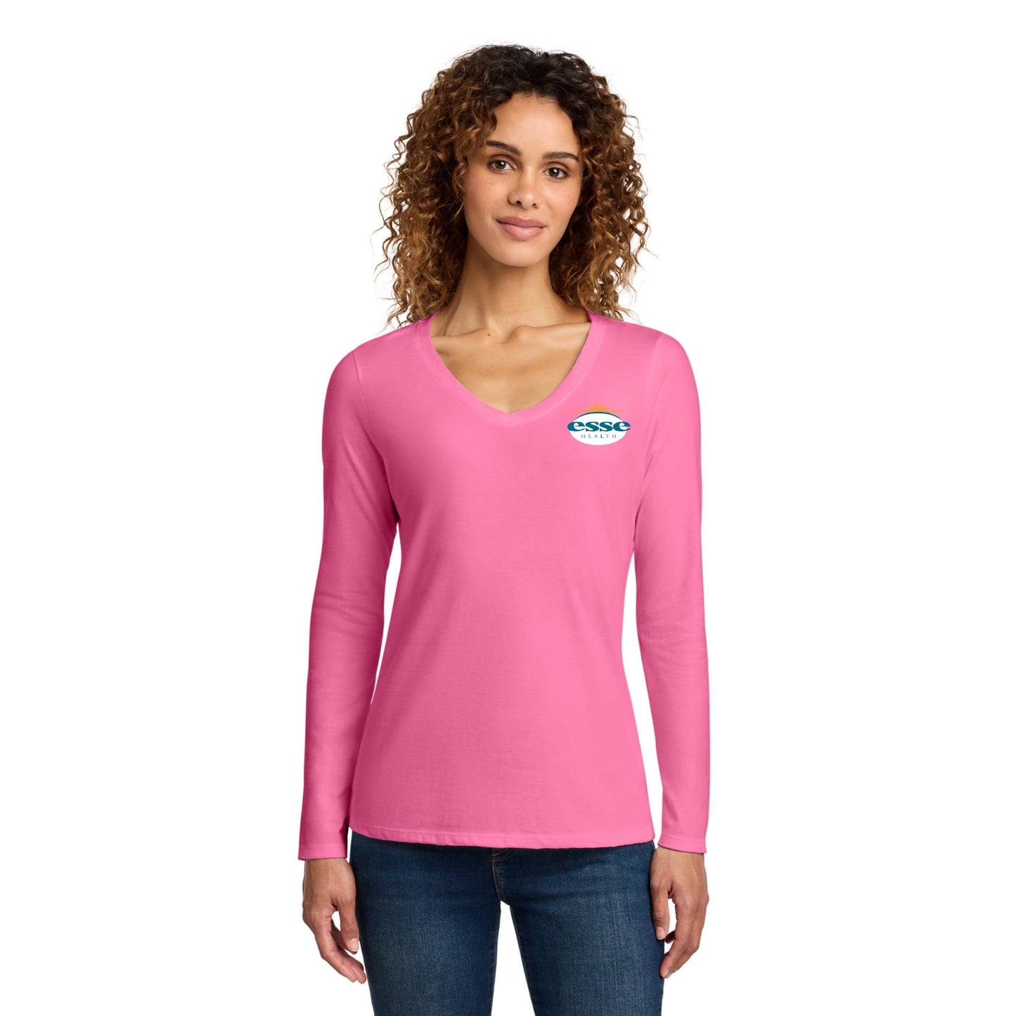 Women's Long Sleeve V-Neck Tee