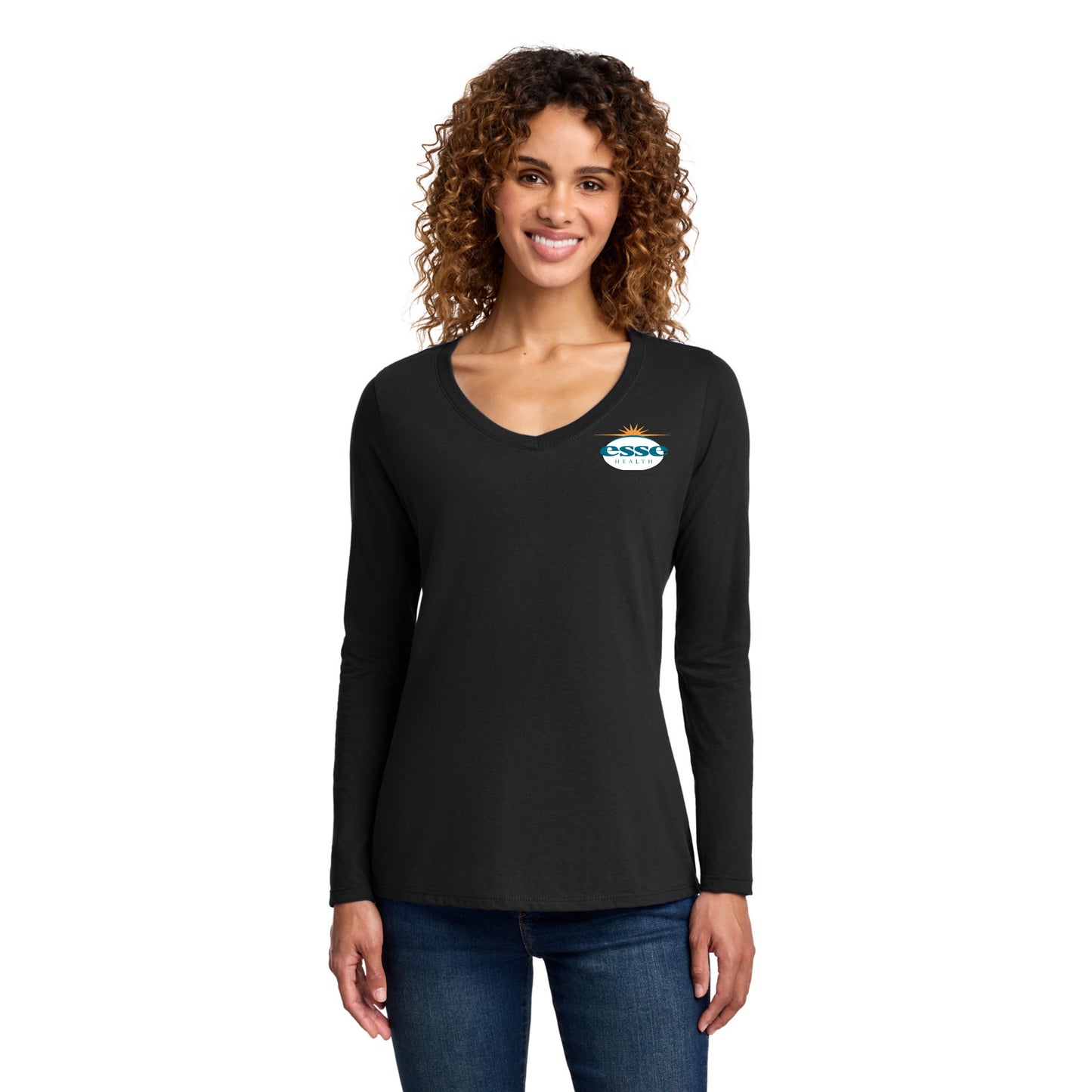 Women's Long Sleeve V-Neck Tee