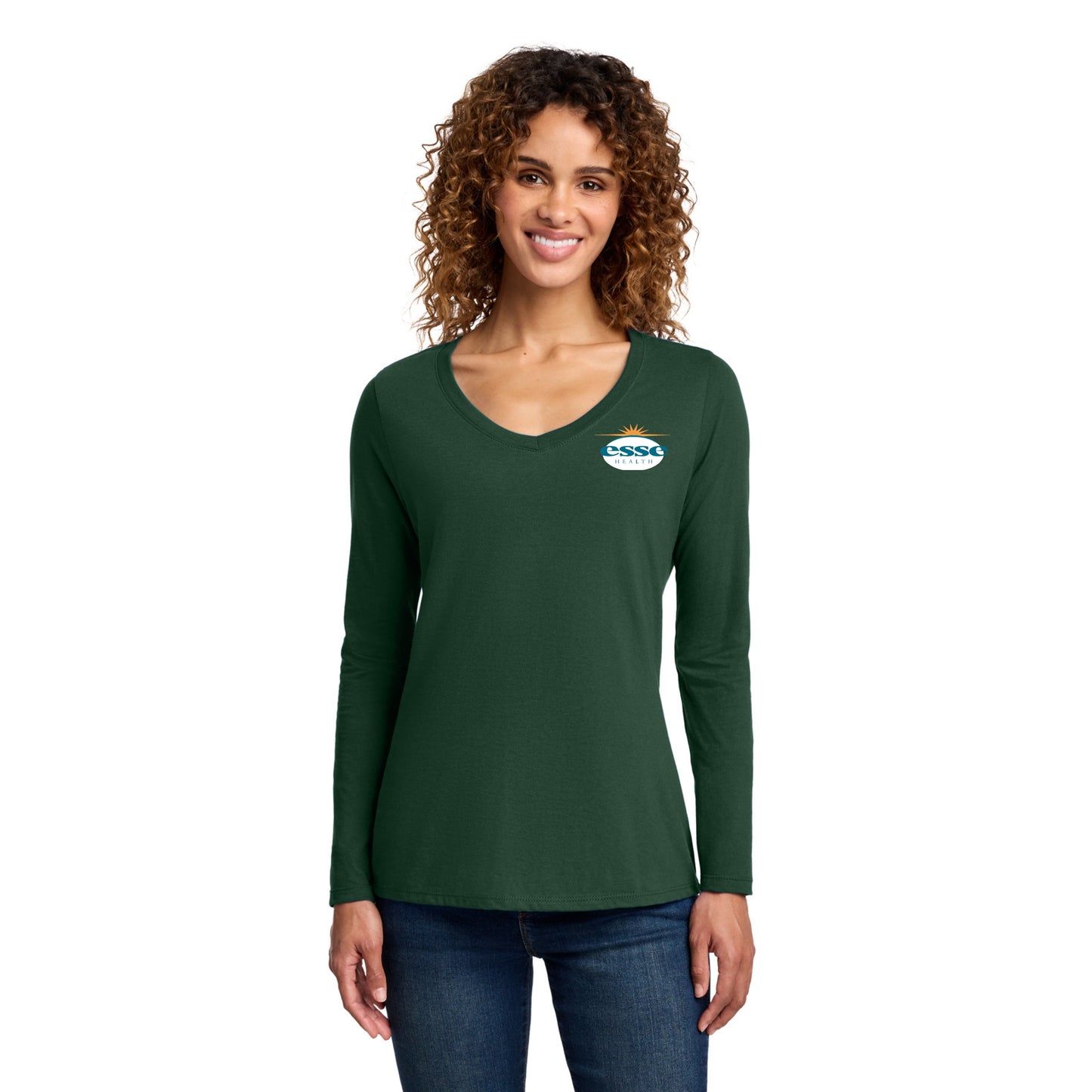 Women's Long Sleeve V-Neck Tee