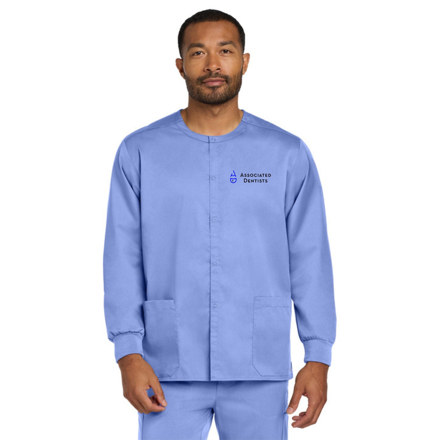 Wink® Unisex WorkFlex Snap-Front Scrub Jacket
