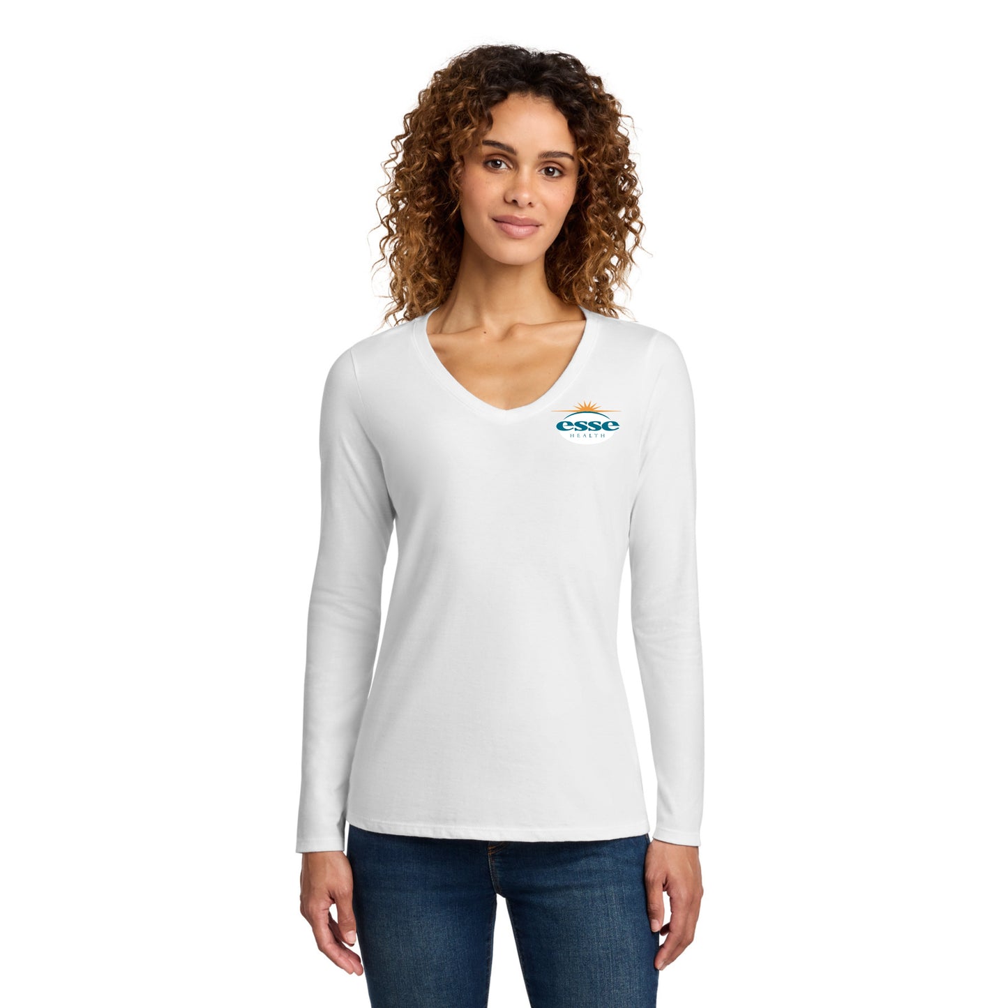 Women's Long Sleeve V-Neck Tee