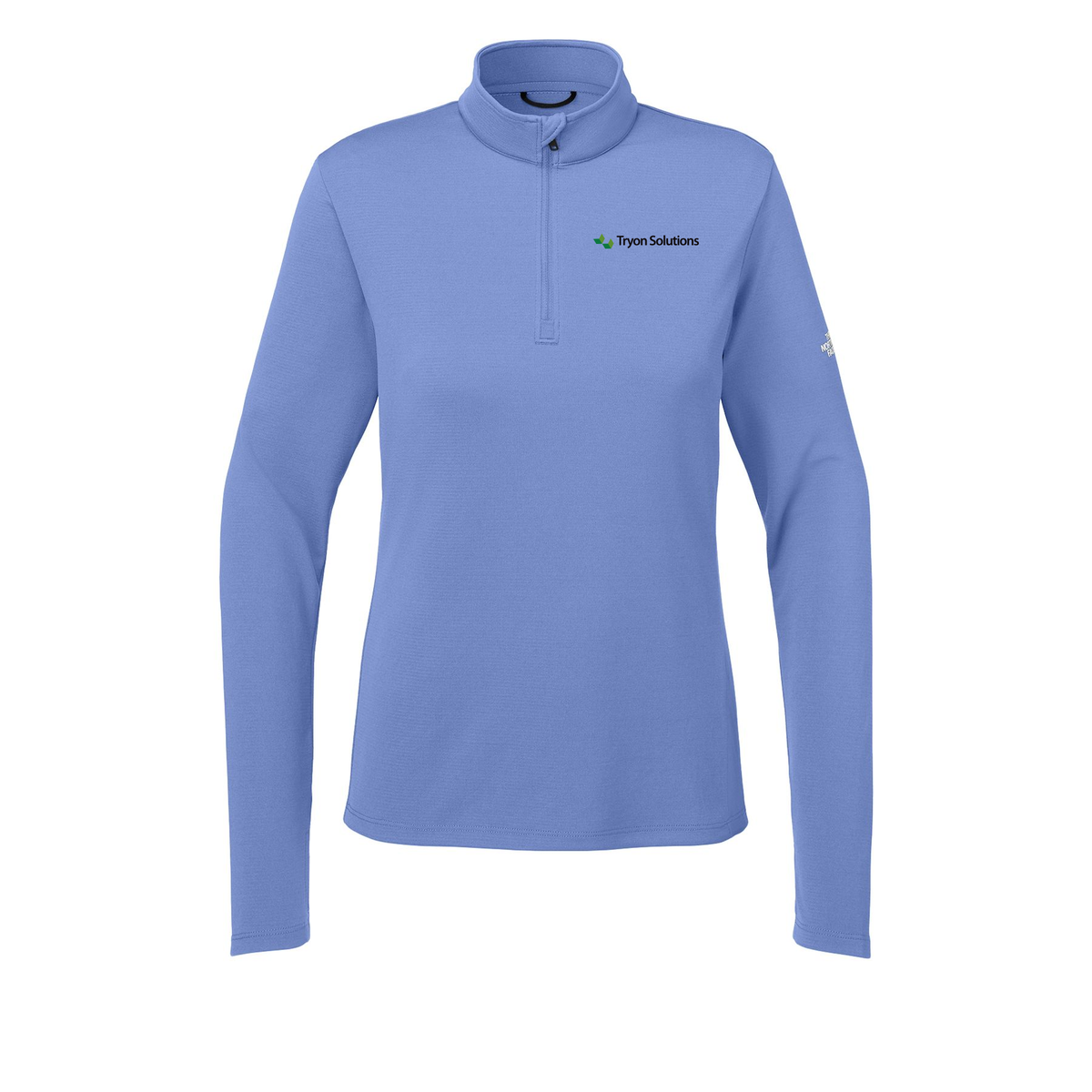 tryonsolutions-the-north-face-womens-ambition-14-zip-embroidery-leftchest-NF0A8ENQ-deepperiwinkle-flat-front