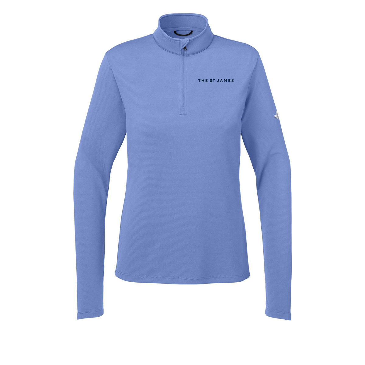 thestjames-the-north-face-womens-ambition-14-zip-embroidery-leftchest-NF0A8ENQ-deepperiwinkle-flat-front