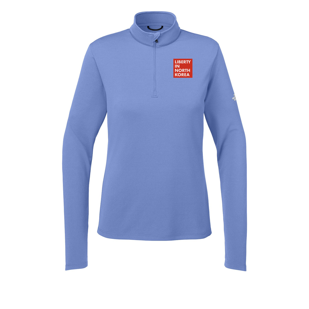 libertyinnorthkorea-the-north-face-womens-ambition-14-zip-embroidery-leftchest-NF0A8ENQ-deepperiwinkle-flat-front