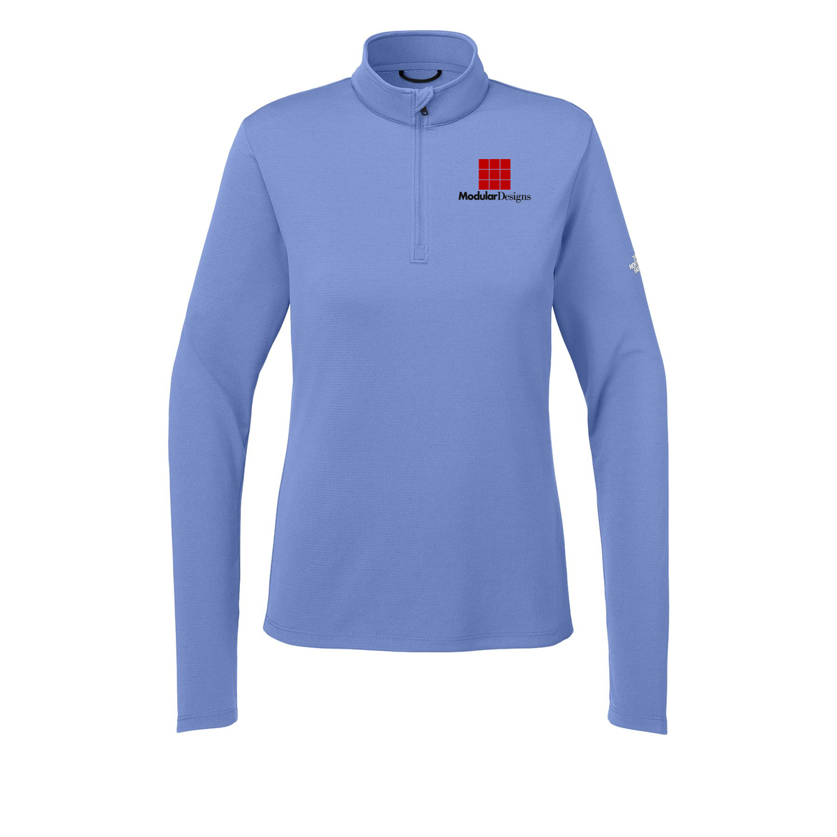 modulardesignsflooring-the-north-face-womens-ambition-14-zip-embroidery-leftchest-NF0A8ENQ-deepperiwinkle-flat-front