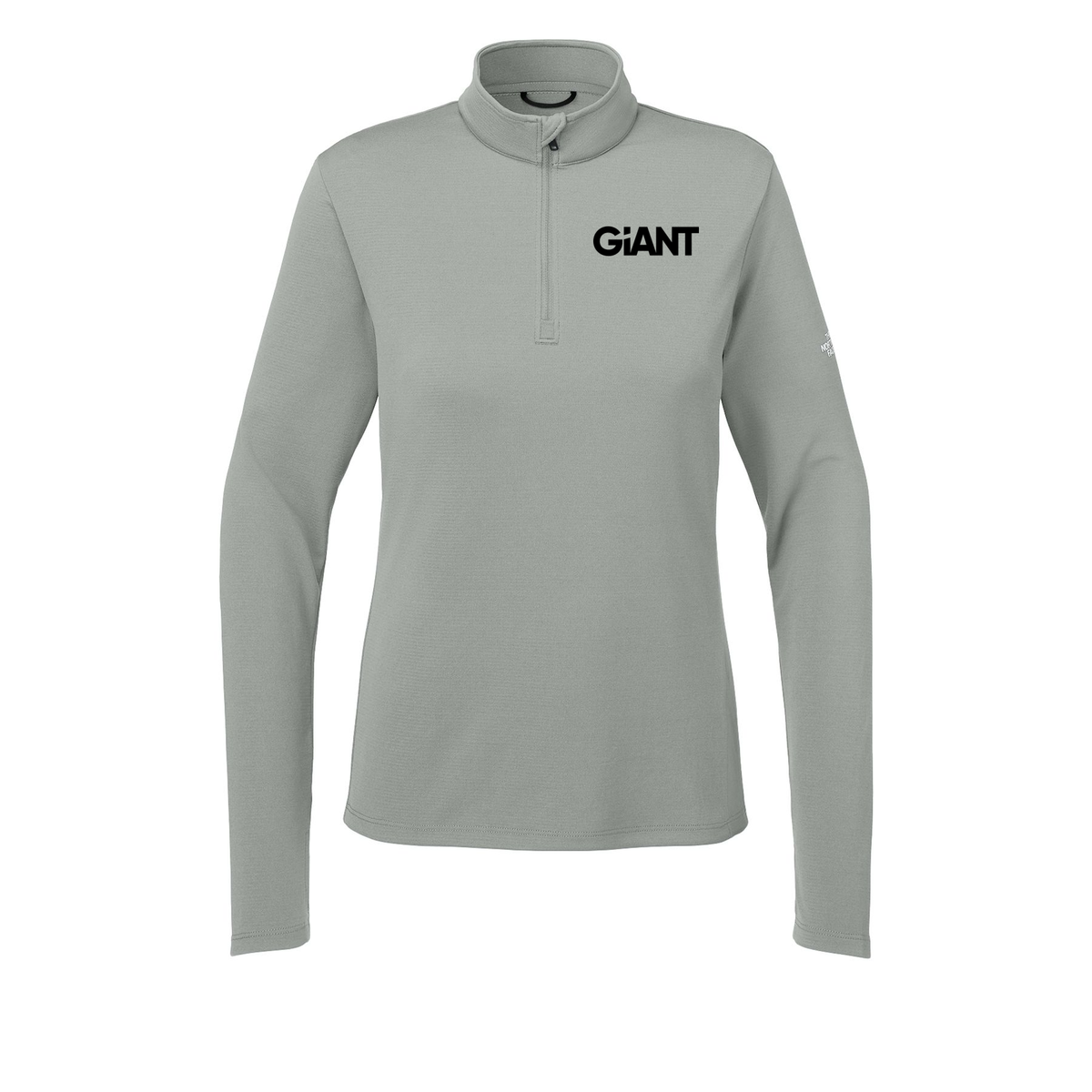 giantworldwide-the-north-face-womens-ambition-14-zip-embroidery-leftchest-NF0A8ENQ-meldgreyheather-flat-front