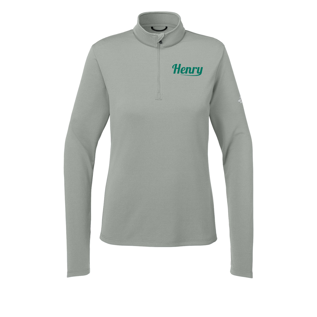 henrymeds-the-north-face-womens-ambition-14-zip-embroidery-leftchest-NF0A8ENQ-meldgreyheather-flat-front