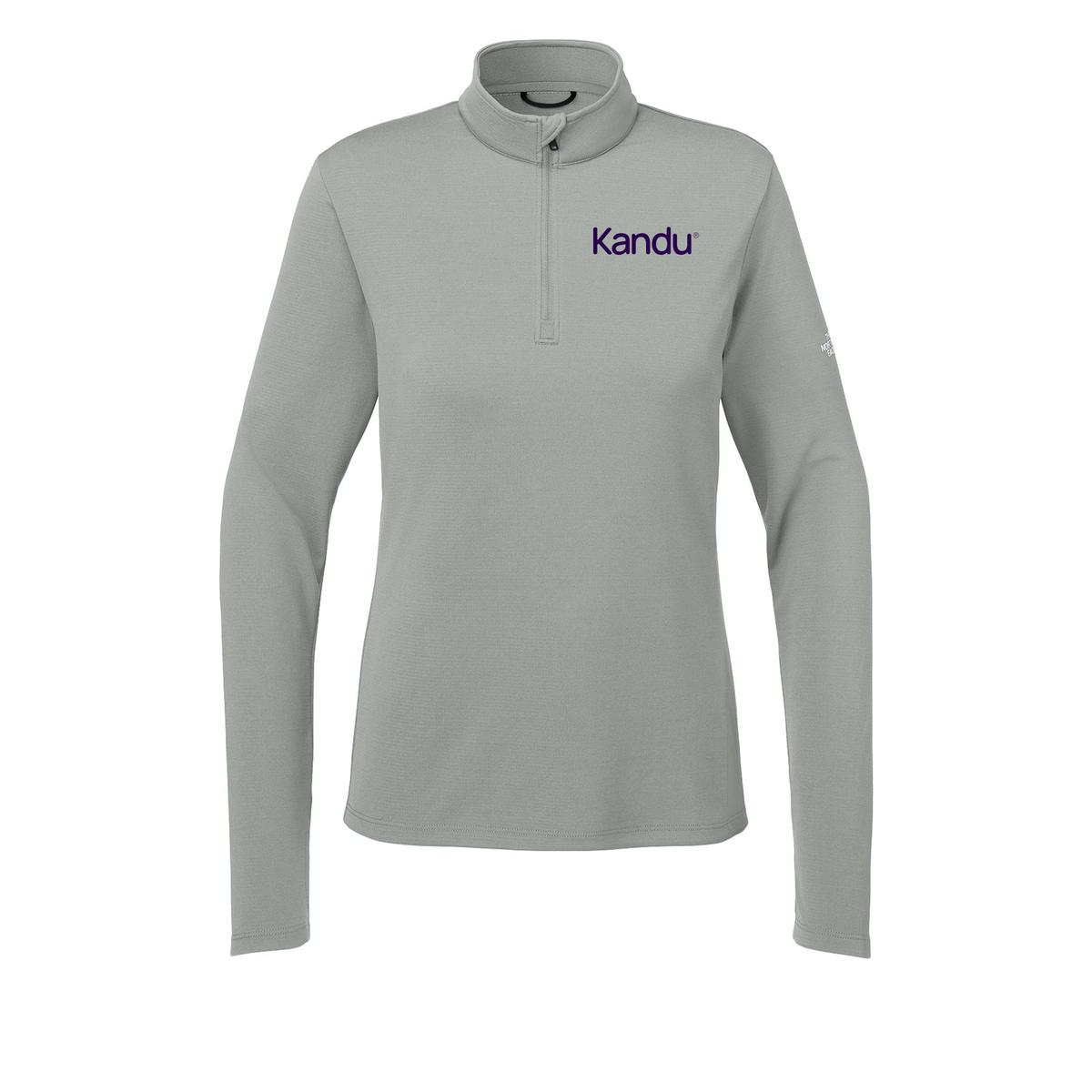 kandu-the-north-face-womens-ambition-14-zip-embroidery-leftchest-NF0A8ENQ-meldgreyheather-flat-front