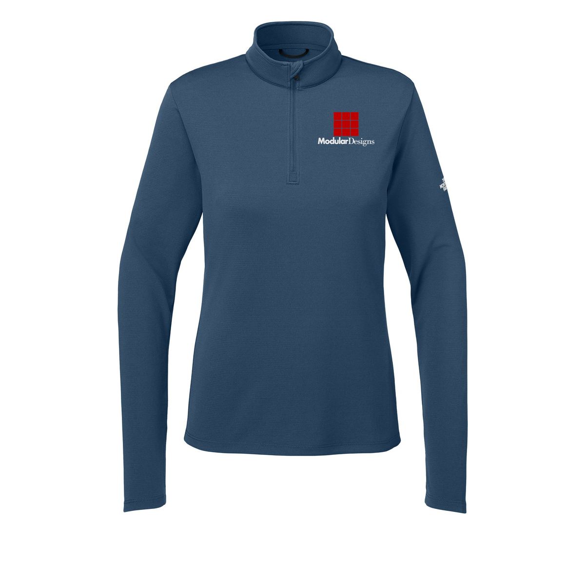 modulardesignsflooring-the-north-face-womens-ambition-14-zip-embroidery-leftchest-NF0A8ENQ-shadyblue-flat-front
