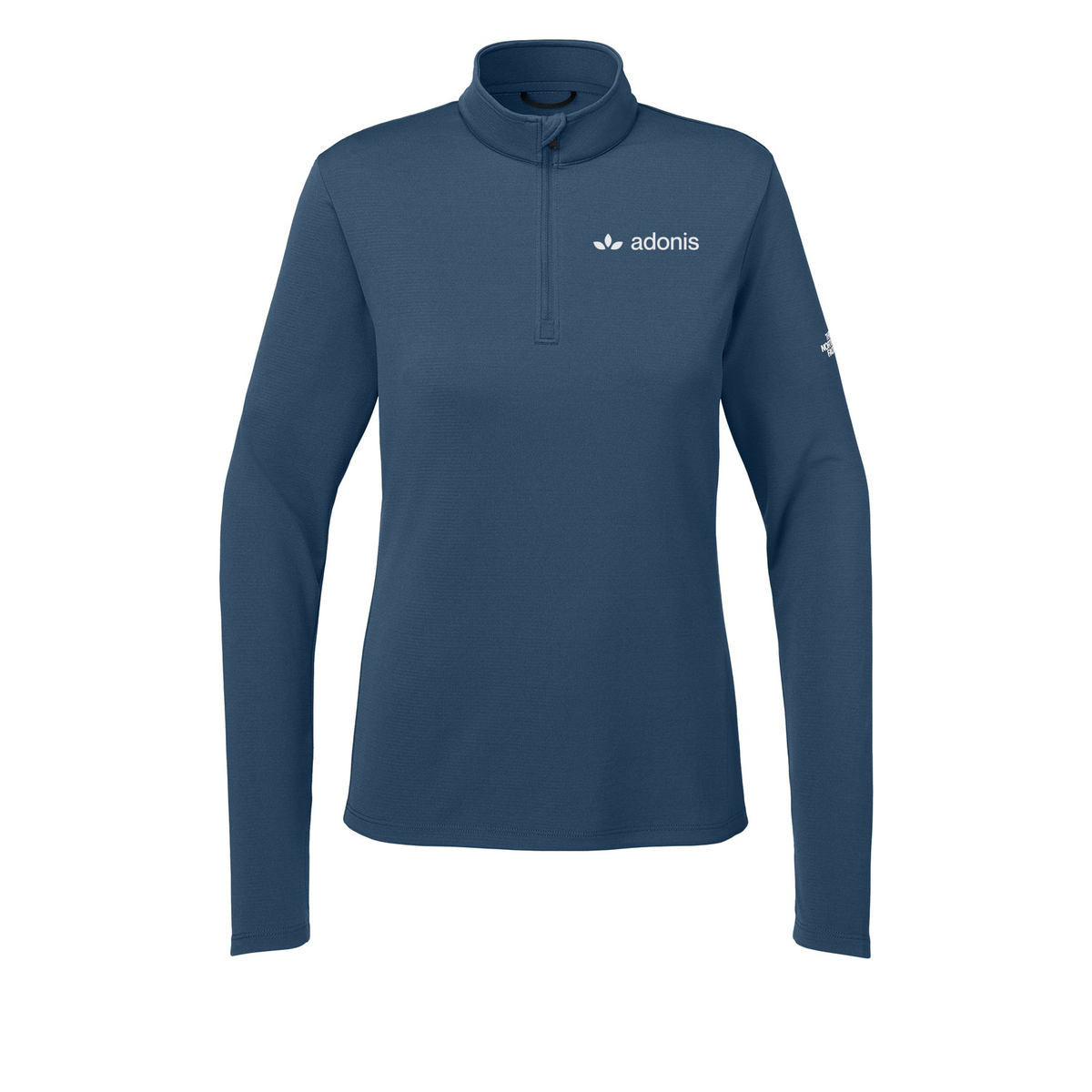 adonis-the-north-face-womens-ambition-14-zip-embroidery-leftchest-NF0A8ENQ-shadyblue-flat-front