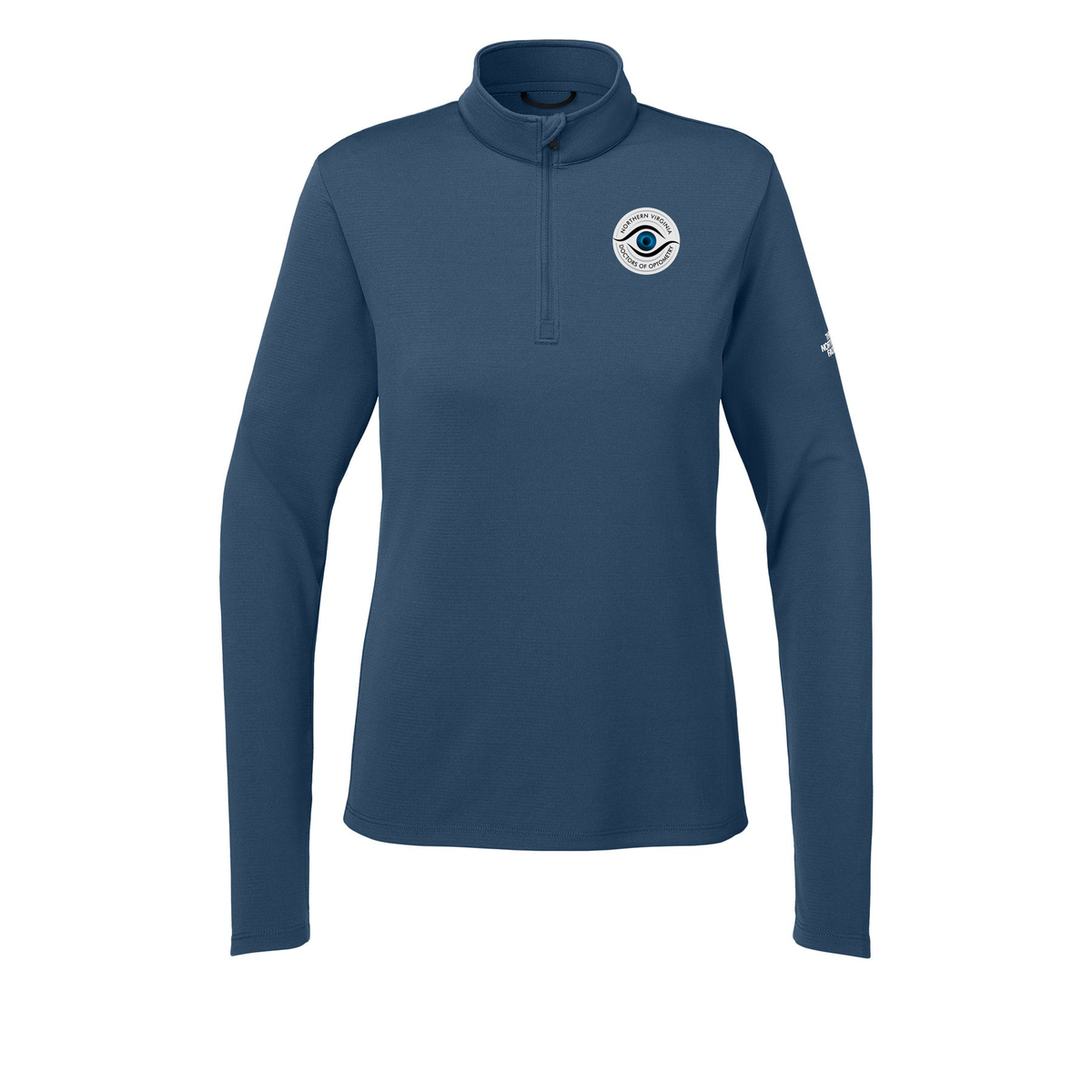 novaeyedocs-the-north-face-womens-ambition-14-zip-embroidery-leftchest-NF0A8ENQ-shadyblue-flat-front