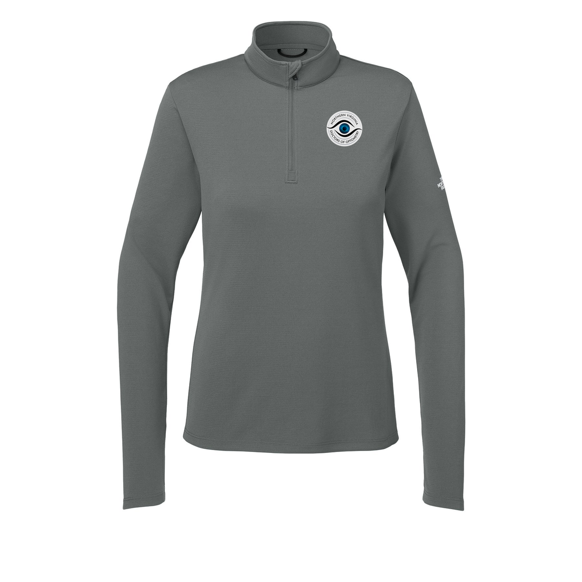 novaeyedocs-the-north-face-womens-ambition-14-zip-embroidery-leftchest-NF0A8ENQ-smokedpearlgrey-flat-front