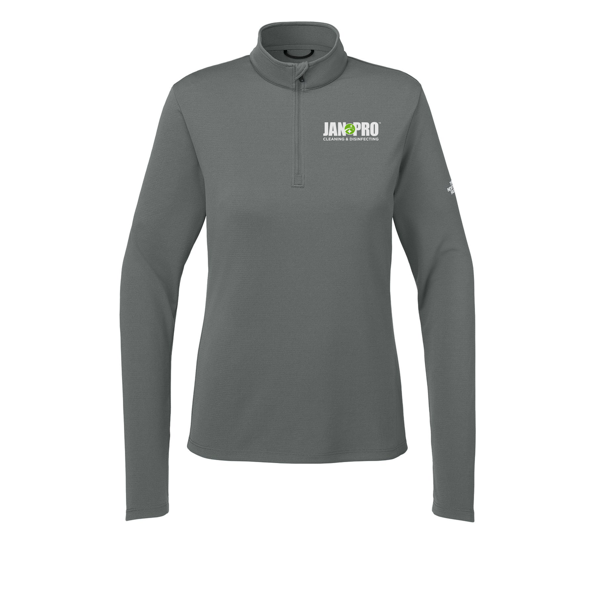 jan-pro-the-north-face-womens-ambition-14-zip-embroidery-leftchest-NF0A8ENQ-smokedpearlgrey-flat-front