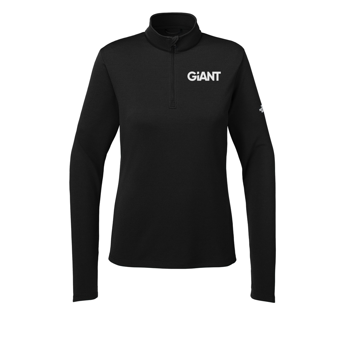 giantworldwide-the-north-face-womens-ambition-14-zip-embroidery-leftchest-NF0A8ENQ-tnfblack-flat-front