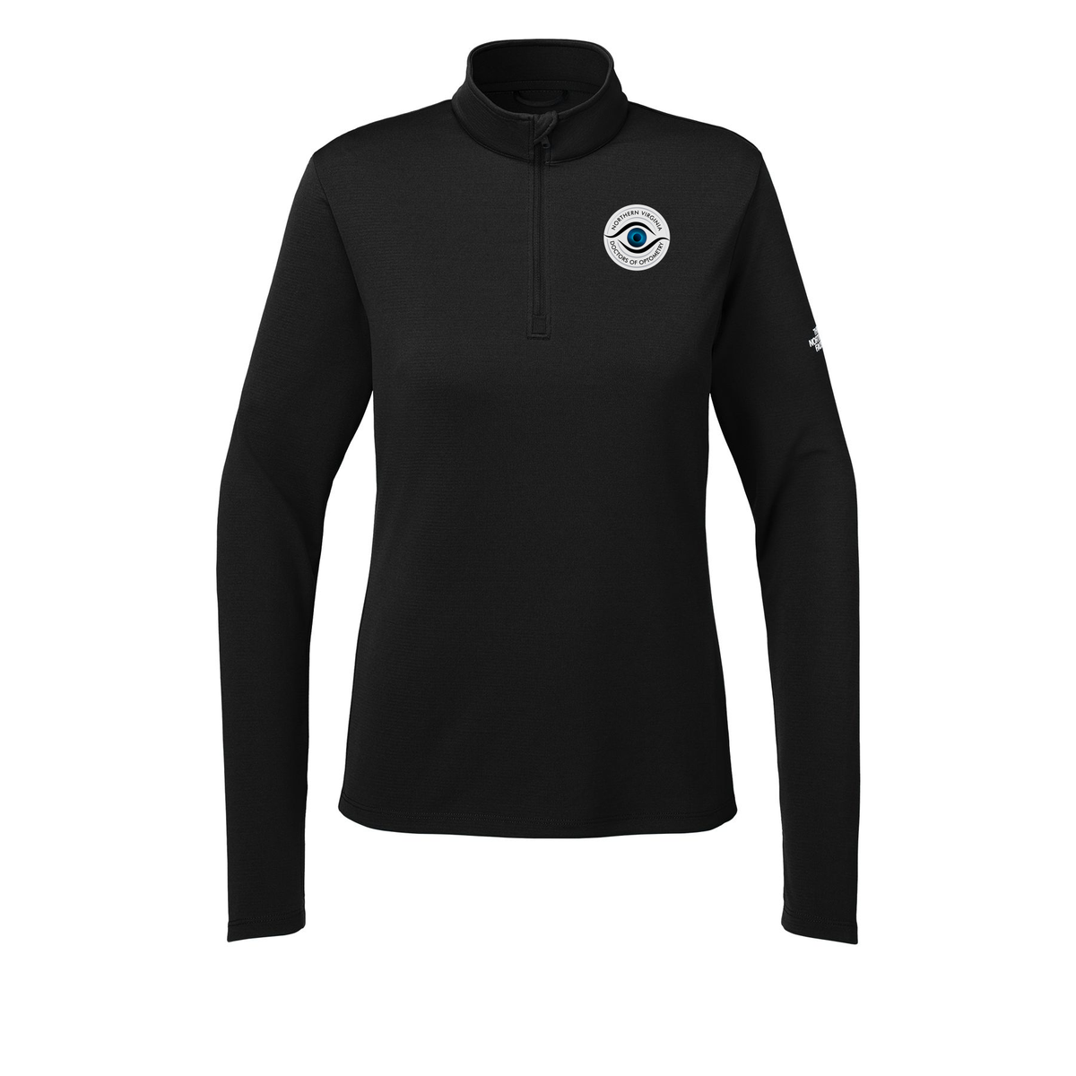 novaeyedocs-the-north-face-womens-ambition-14-zip-embroidery-leftchest-NF0A8ENQ-tnfblack-flat-front