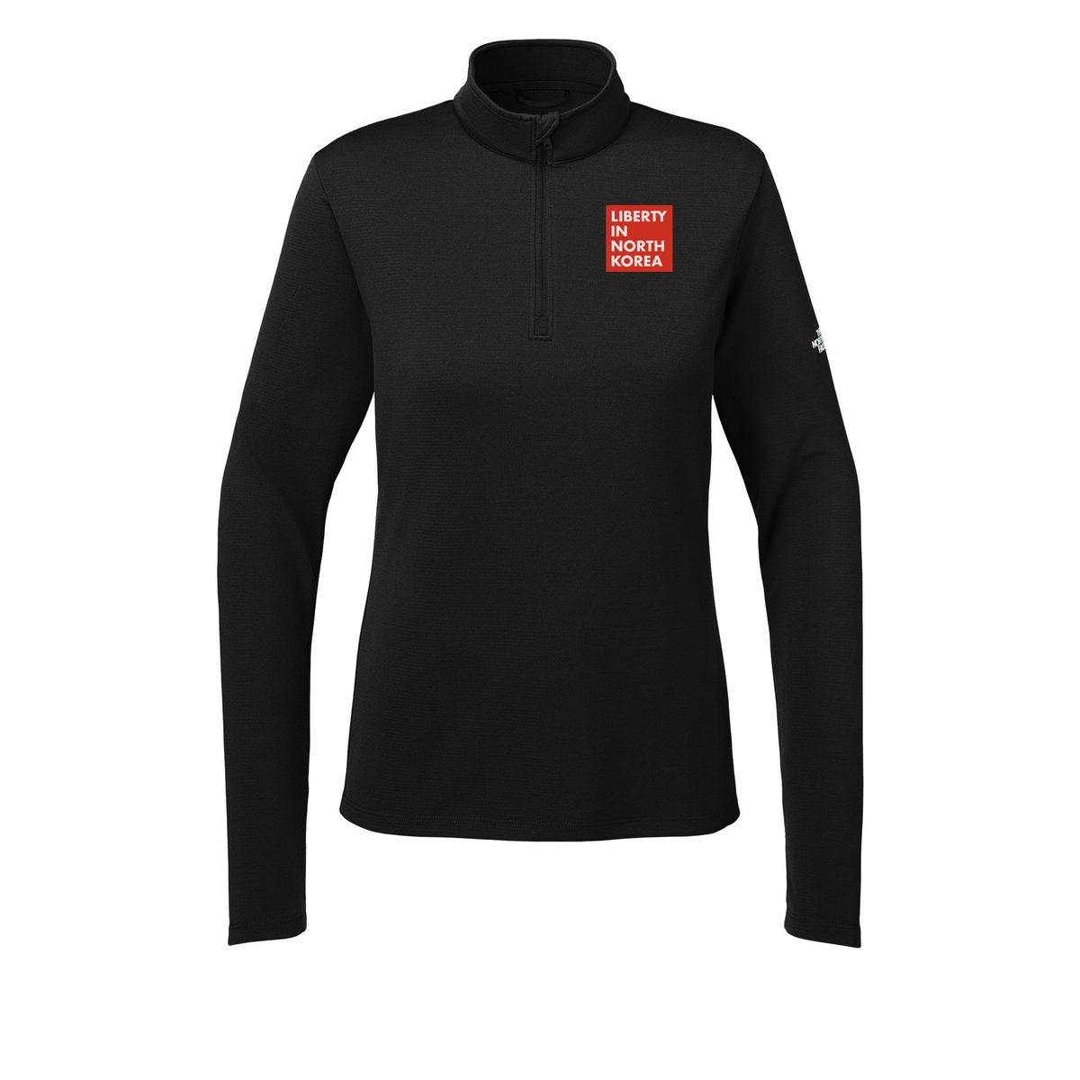 libertyinnorthkorea-the-north-face-womens-ambition-14-zip-embroidery-leftchest-NF0A8ENQ-tnfblack-flat-front