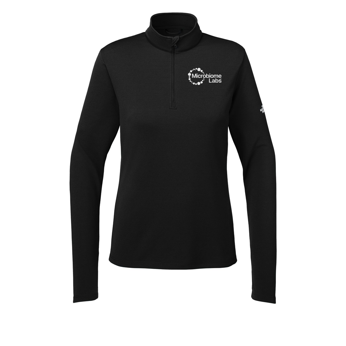 microbiomelabs-the-north-face-womens-ambition-14-zip-embroidery-leftchest-NF0A8ENQ-tnfblack-flat-front