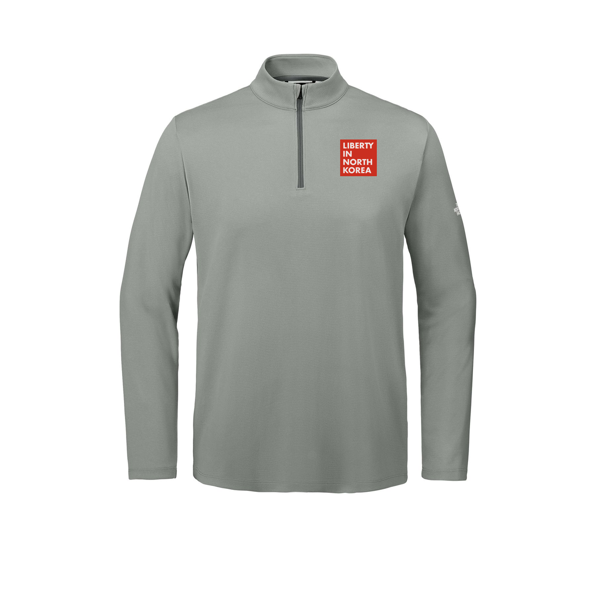 libertyinnorthkorea-the-north-face-ambition-14-zip-embroidery-leftchest-NF0A8ENR-meldgreyheather-flat-front