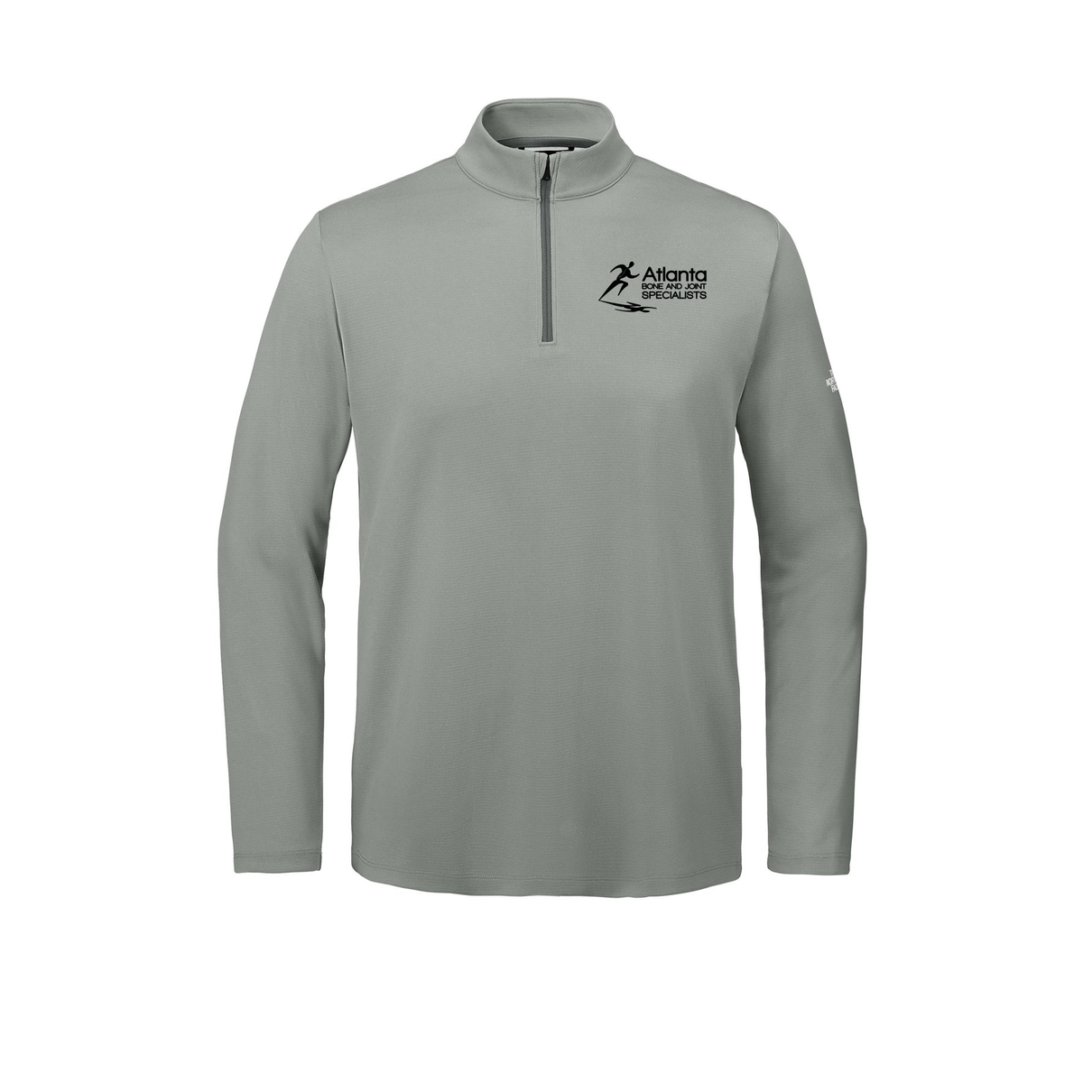 atlantaboneandjoint-the-north-face-ambition-14-zip-embroidery-leftchest-NF0A8ENR-meldgreyheather-flat-front