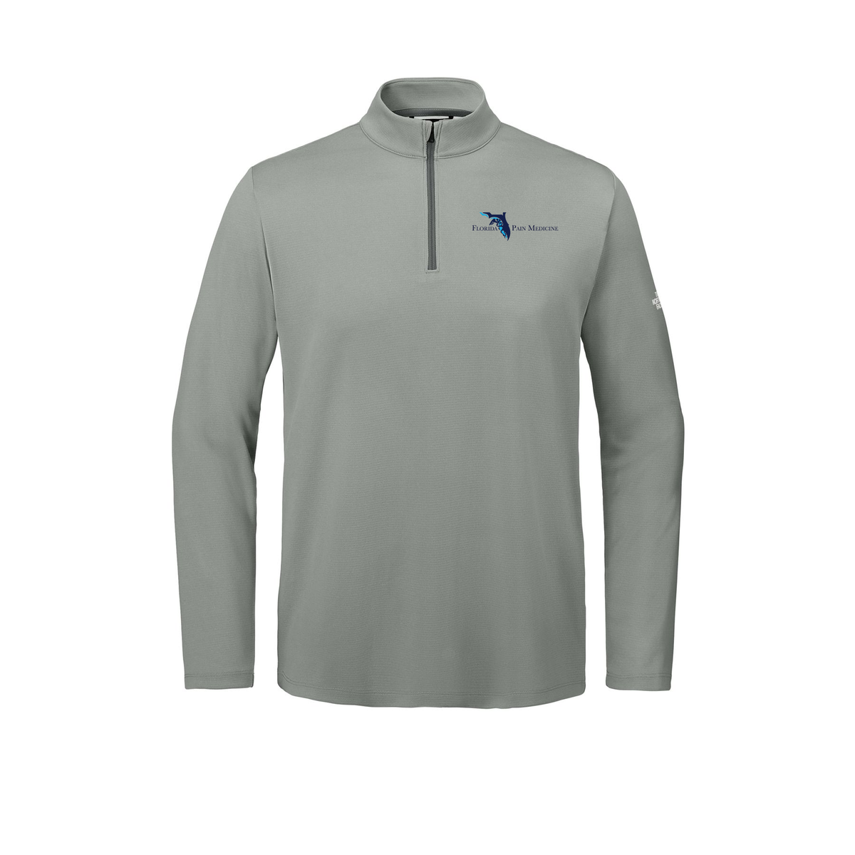 floridapainmedicine-the-north-face-ambition-14-zip-embroidery-leftchest-NF0A8ENR-meldgreyheather-flat-front
