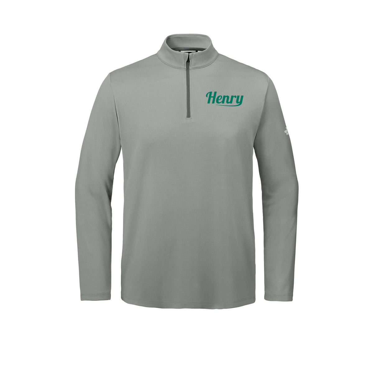 henrymeds-the-north-face-ambition-14-zip-embroidery-leftchest-NF0A8ENR-meldgreyheather-flat-front