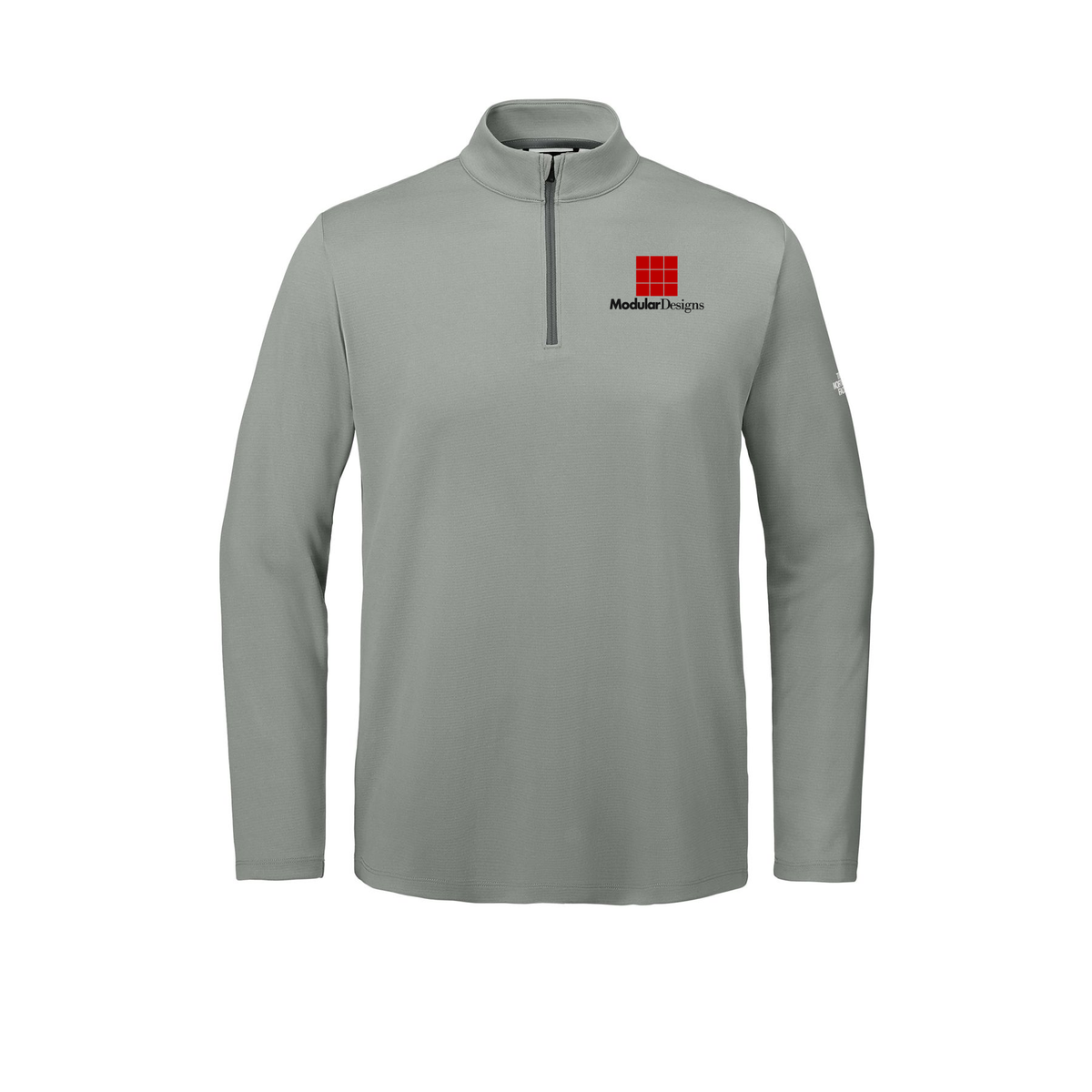 modulardesignsflooring-the-north-face-ambition-14-zip-embroidery-leftchest-NF0A8ENR-meldgreyheather-flat-front
