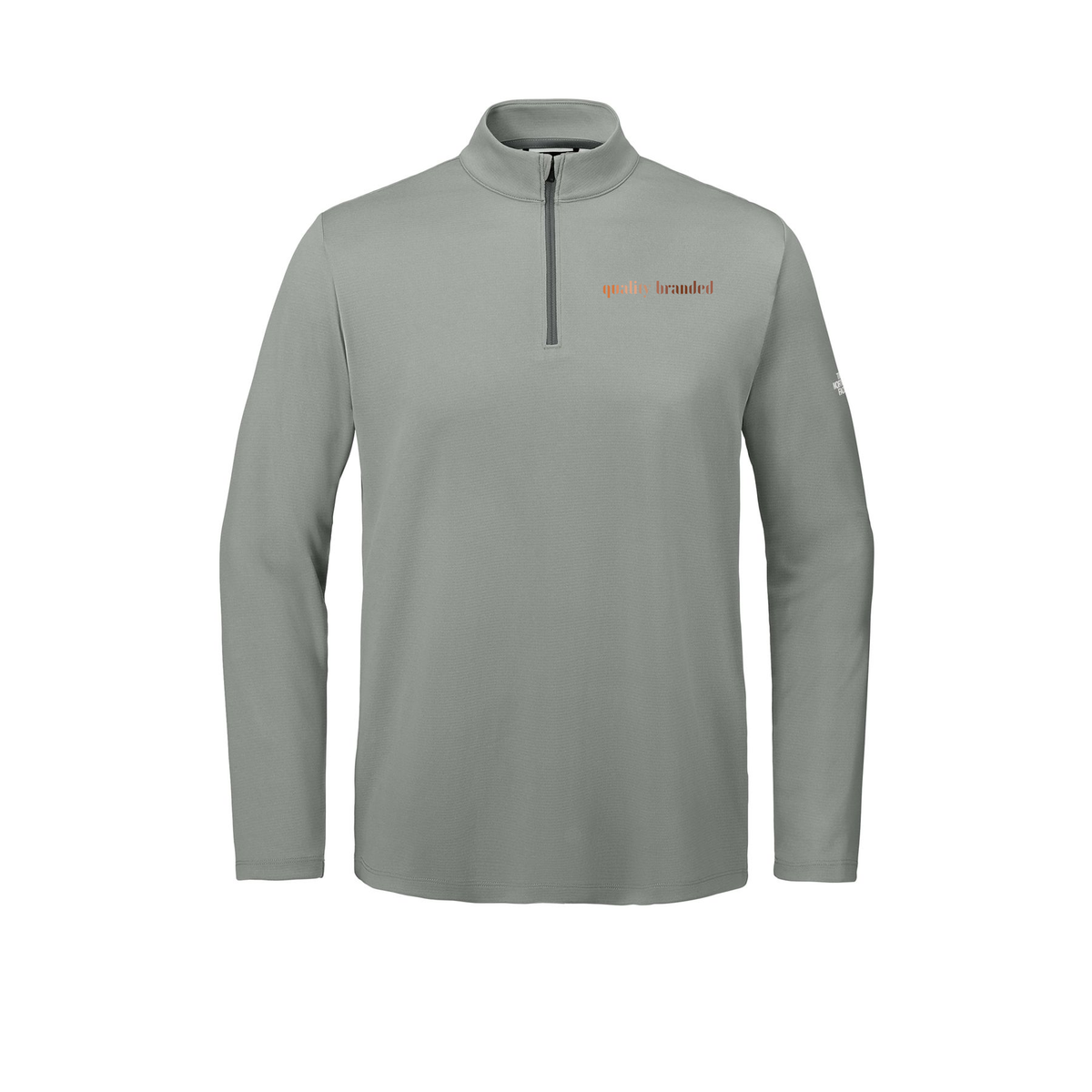 qualitybranded-the-north-face-ambition-14-zip-embroidery-leftchest-NF0A8ENR-meldgreyheather-flat-front
