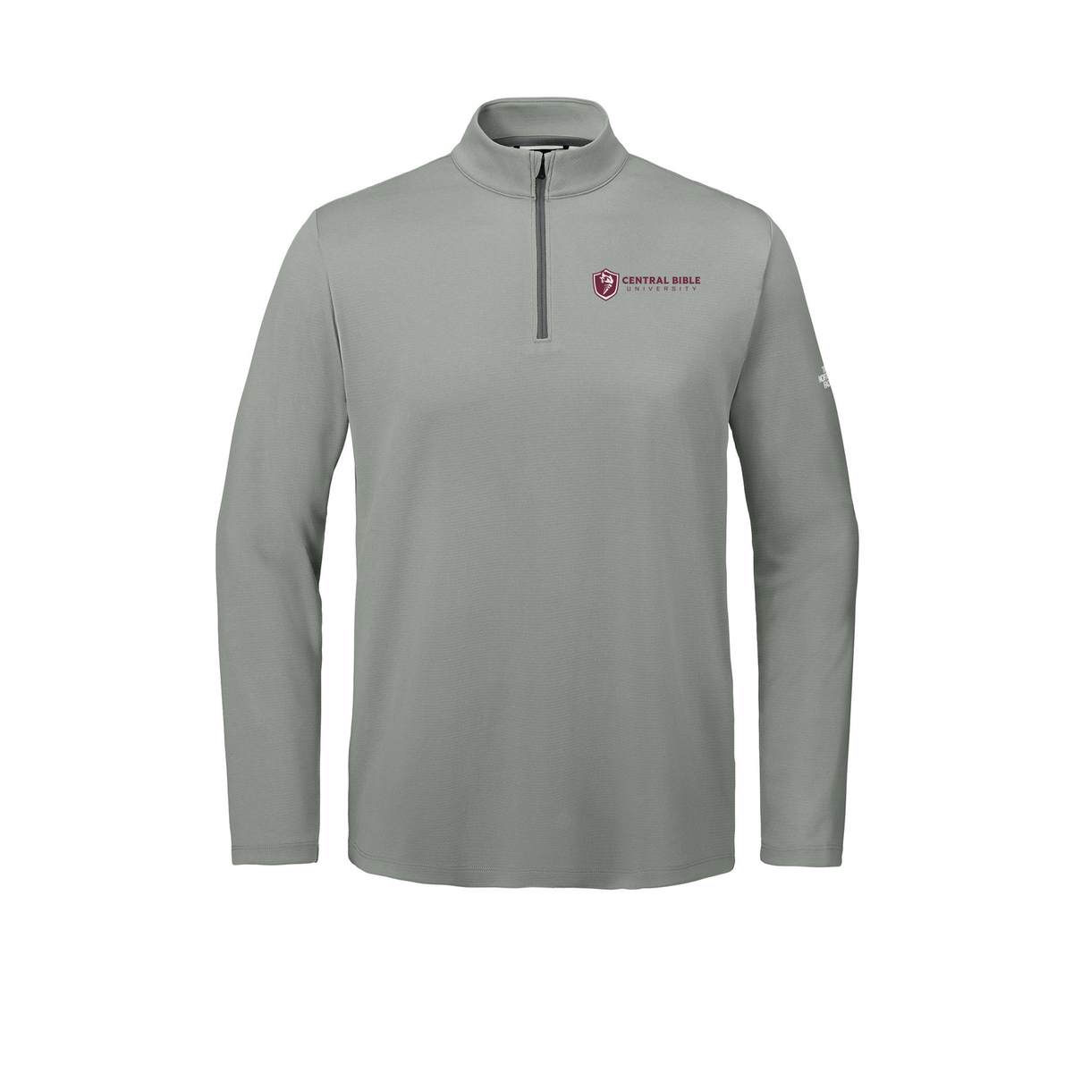 centralbible-the-north-face-ambition-14-zip-embroidery-leftchest-NF0A8ENR-meldgreyheather-flat-front